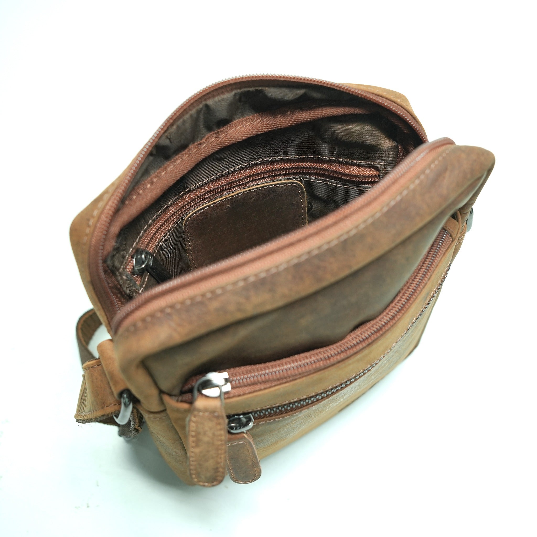 Leather Mini Crossbody Bag - GW112233