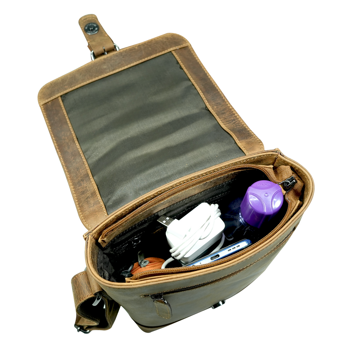 Hunter Rustic Leather Crossbody – GW196643