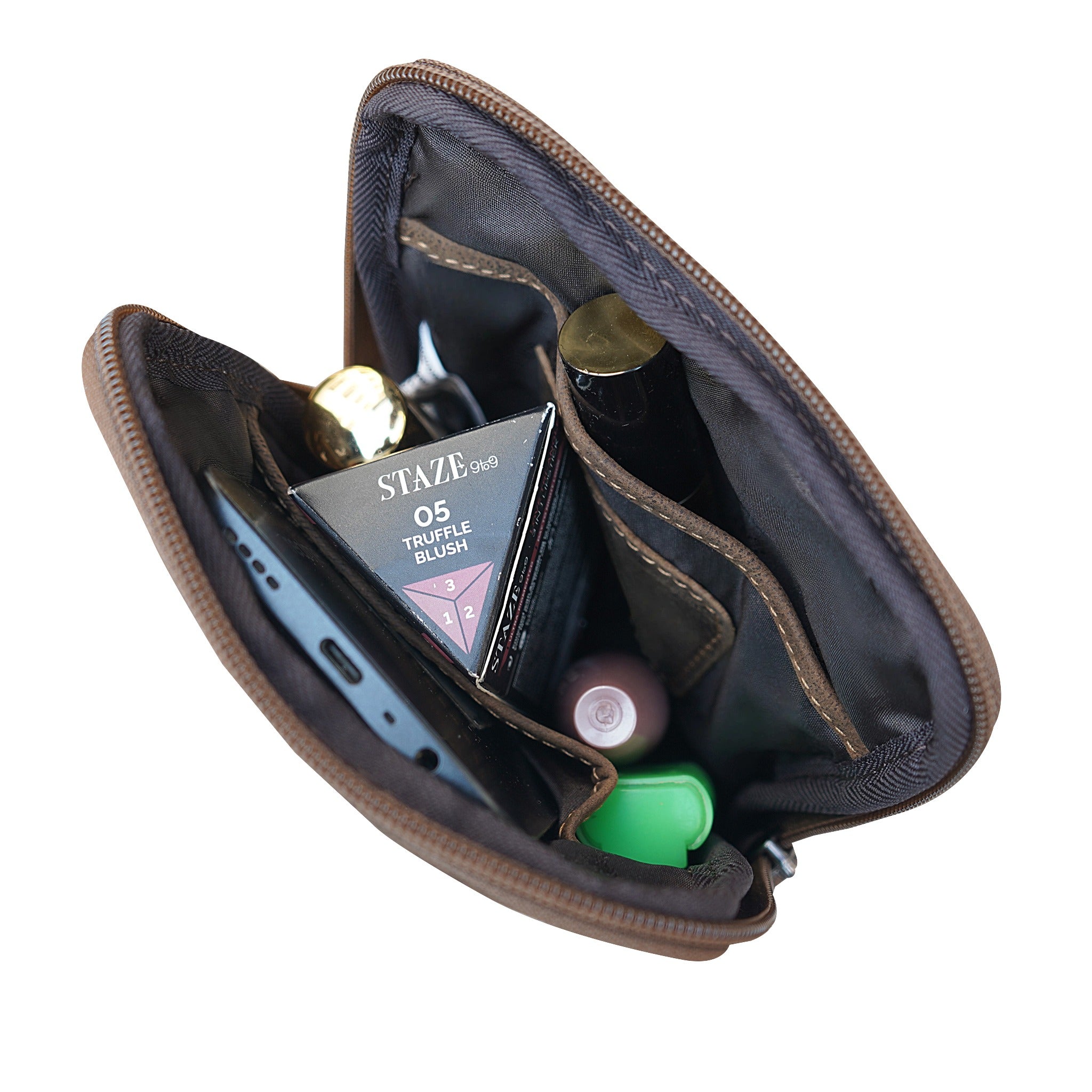 Hunter Leather Small Crossbody Bag -  GW2772