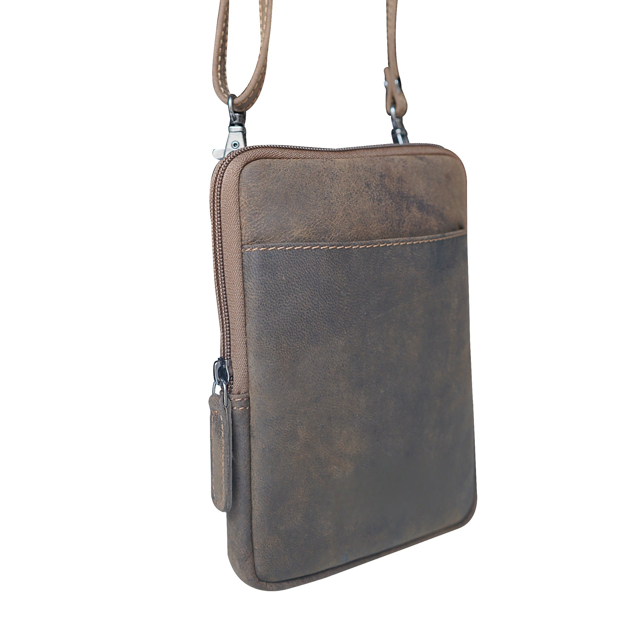 Hunter Leather Small Crossbody Bag -  GW2772