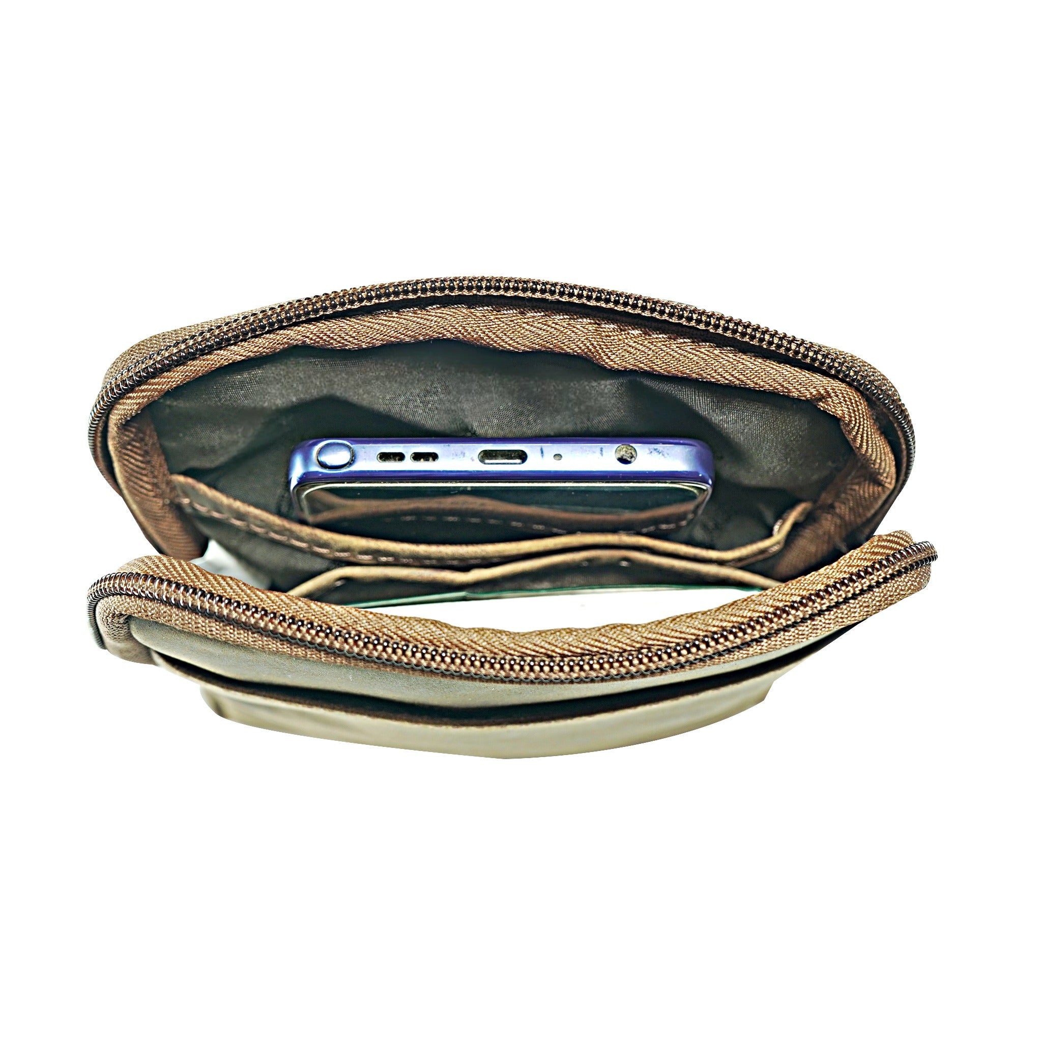 Hunter Leather Small Crossbody Bag -  GW2772