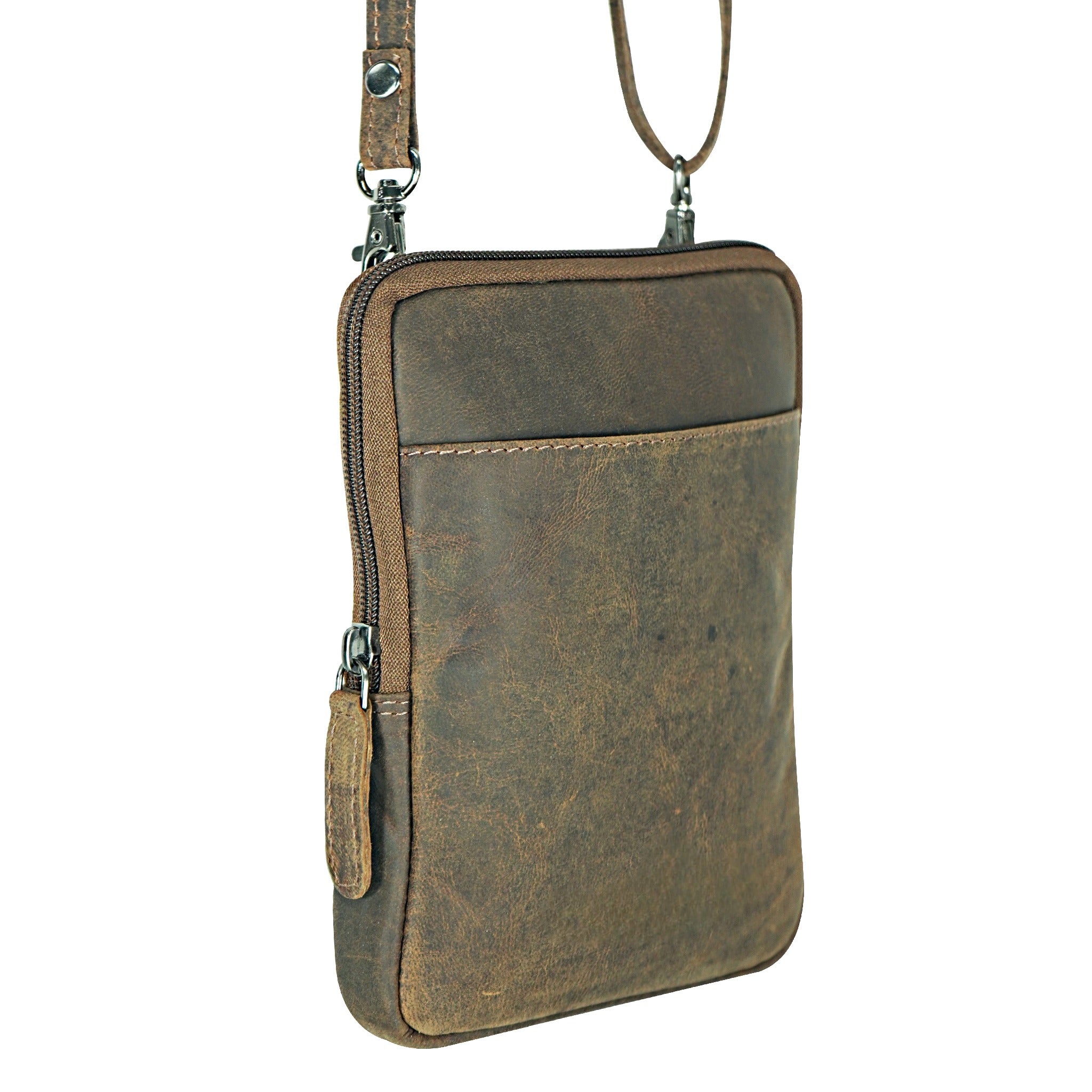 Hunter Leather Small Crossbody Bag -  GW2772