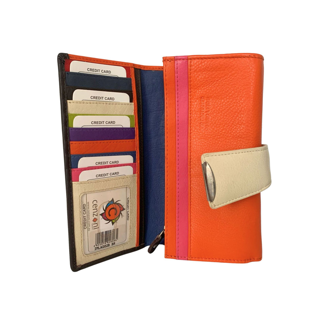 Cenzoni Fashions – Multi-colour Long Ladies Wallet – ZMLW202B
