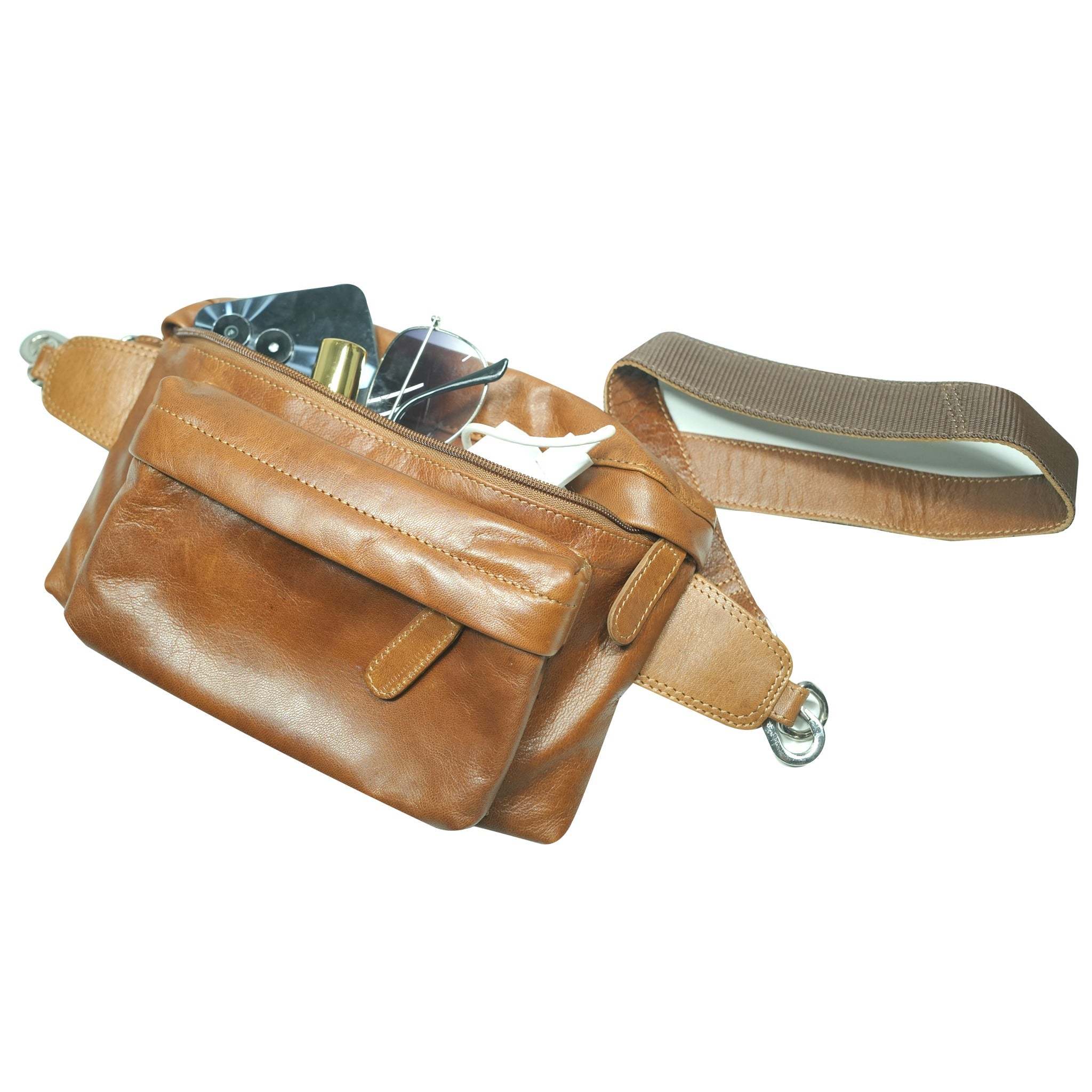 Wanderer Leather Waist Bag - GW6426