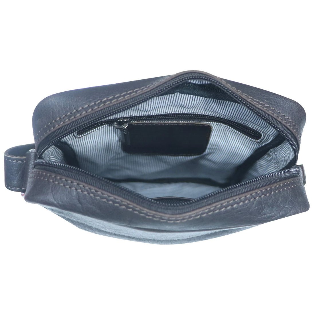 Compact Vertical Leather Crossbody Bag - GW658838