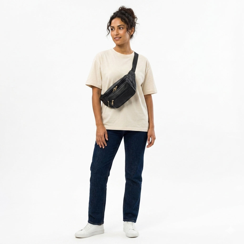 HD Leather – Leather Waist bag - BB051