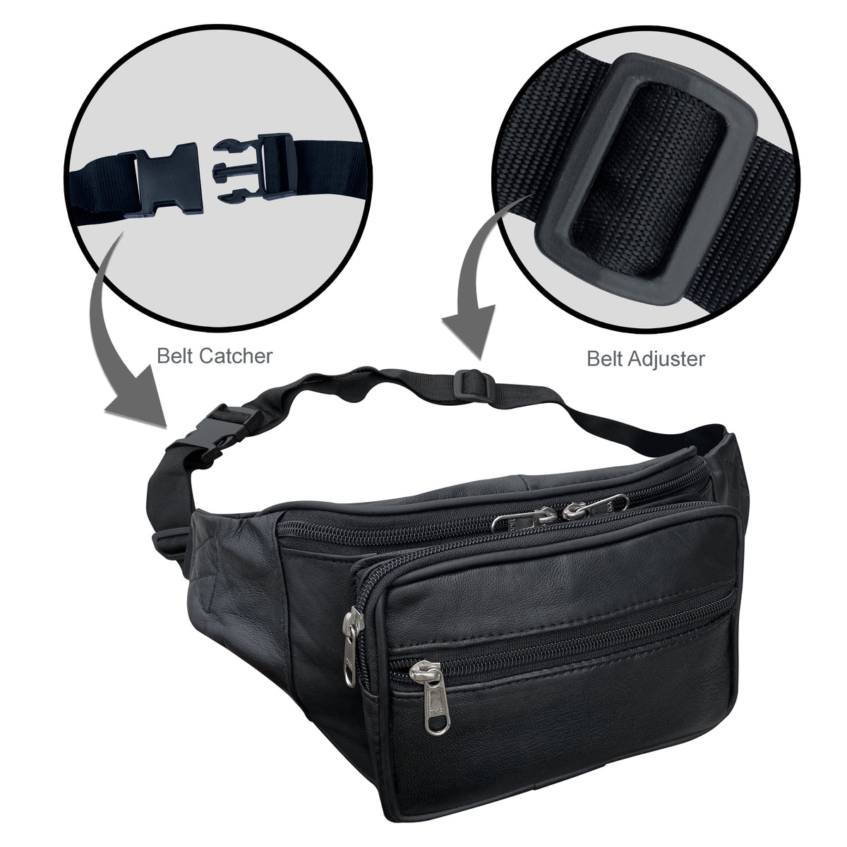HD Leather – Leather Waist bag - BB051