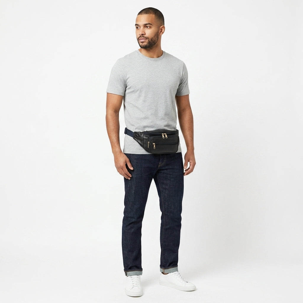 HD Leather – Leather Waist bag - BB051