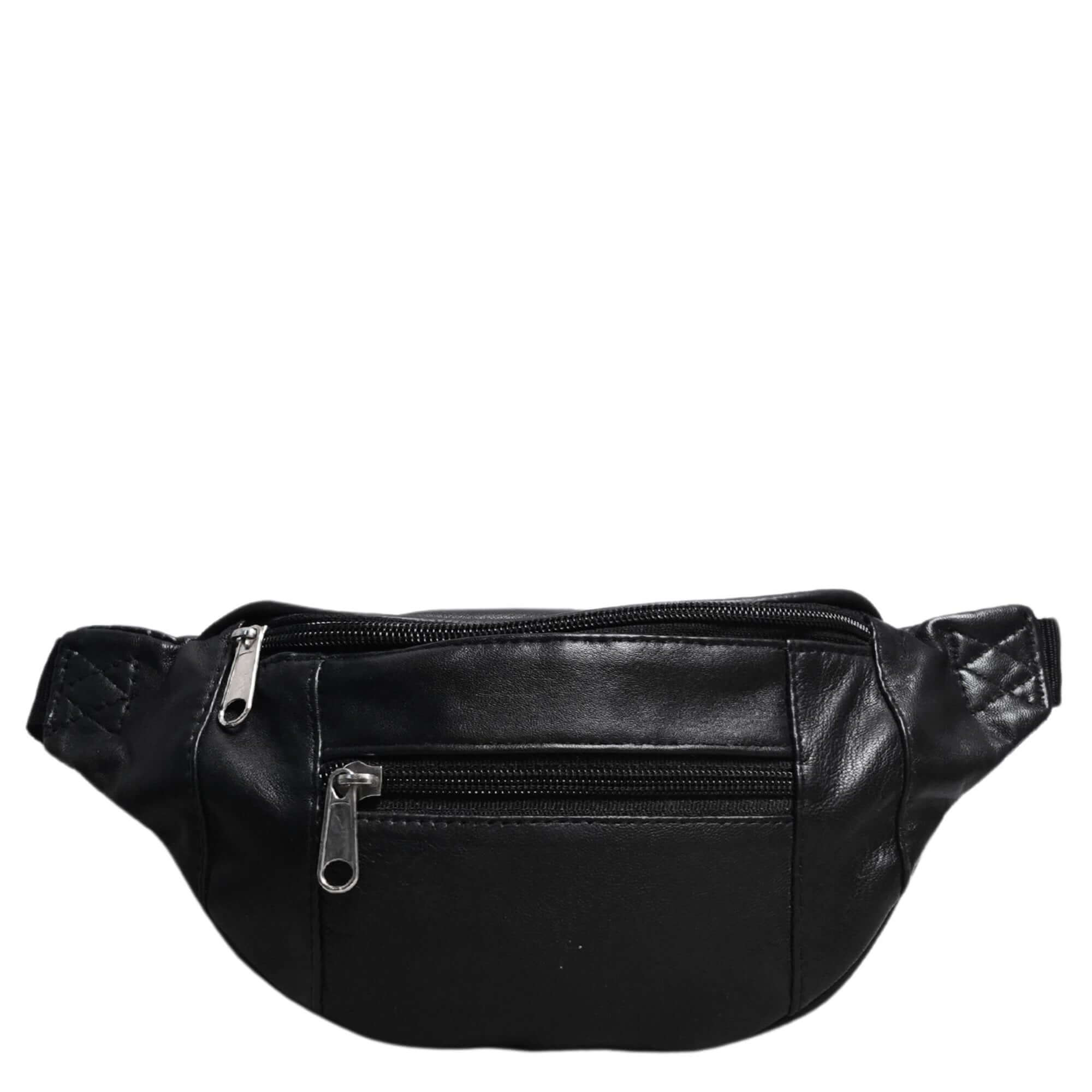 Stylish RFID Leather Bum Bag BB059 – BagzDirect