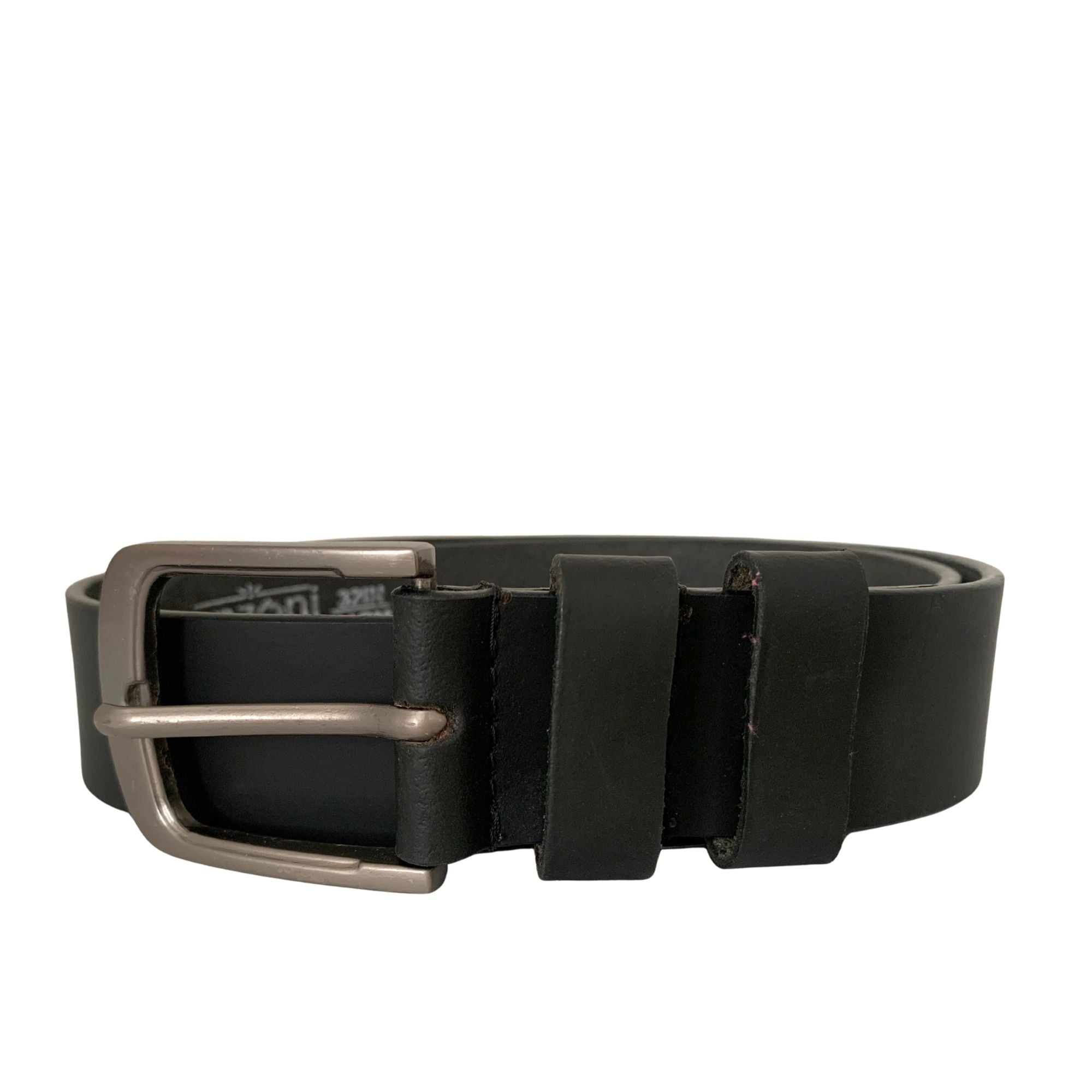 Black Double Loop Belt 35mm - BDDL35