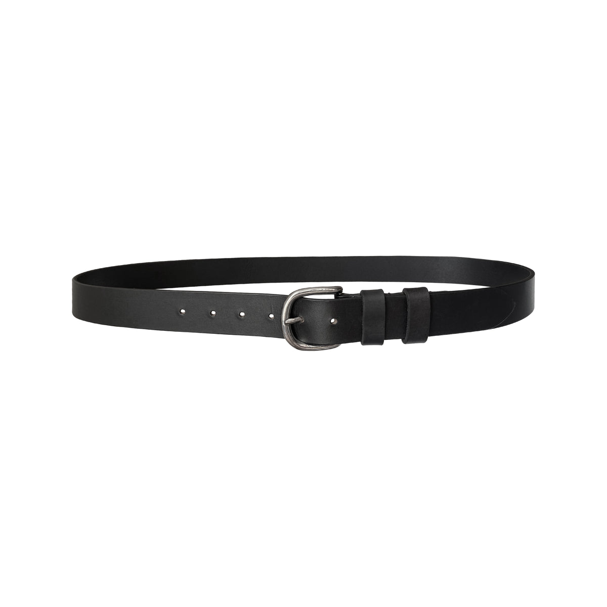 Classic Leather Belt Stitched Double Keeper 33mm  –  BOP1.5L(N)