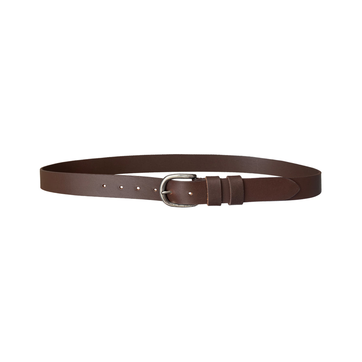 Classic Leather Belt Stitched Double Keeper 33mm  –  BOP1.5L(N)