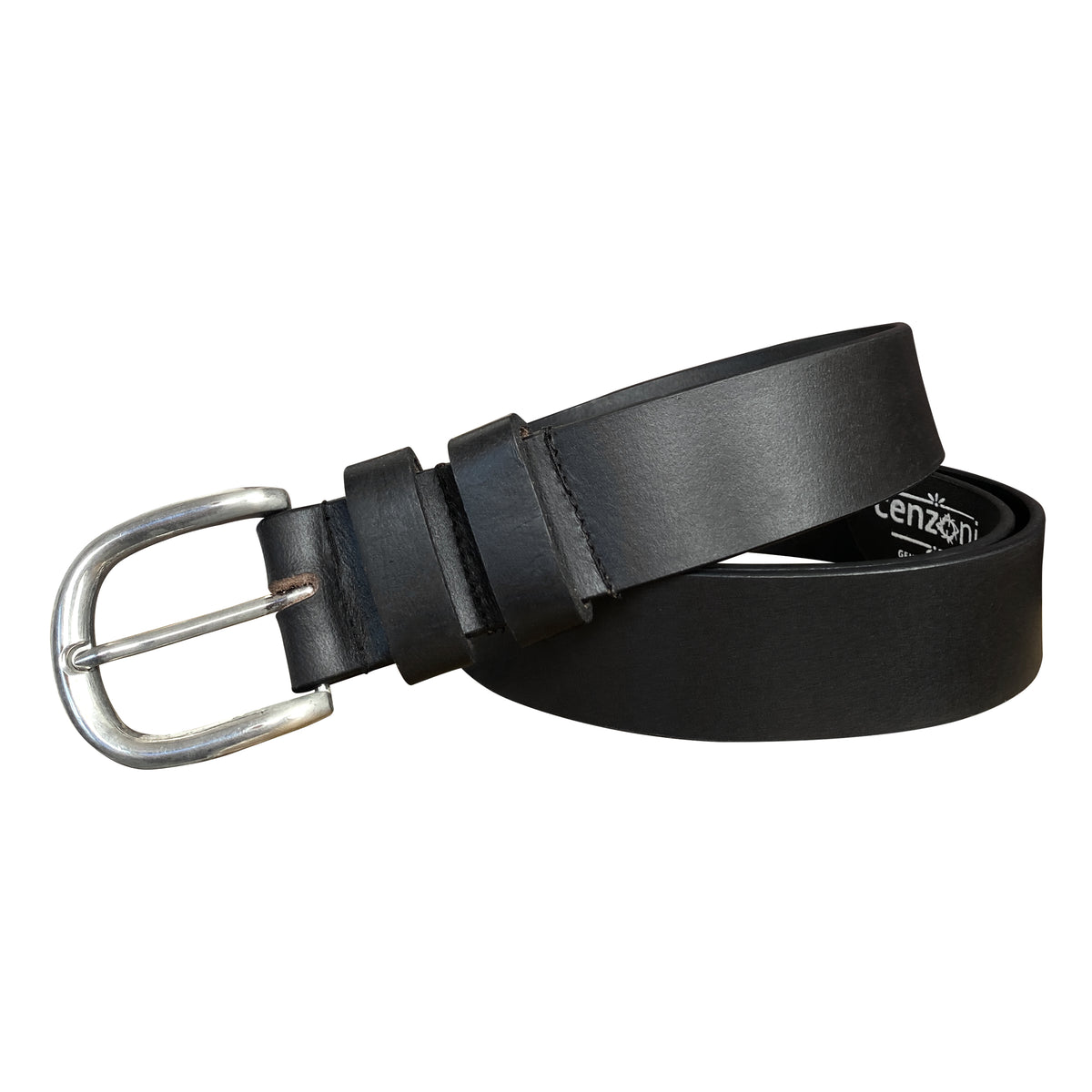 Classic Leather Belt Stitched Double Keeper 38mm - BOP1.75L(N)