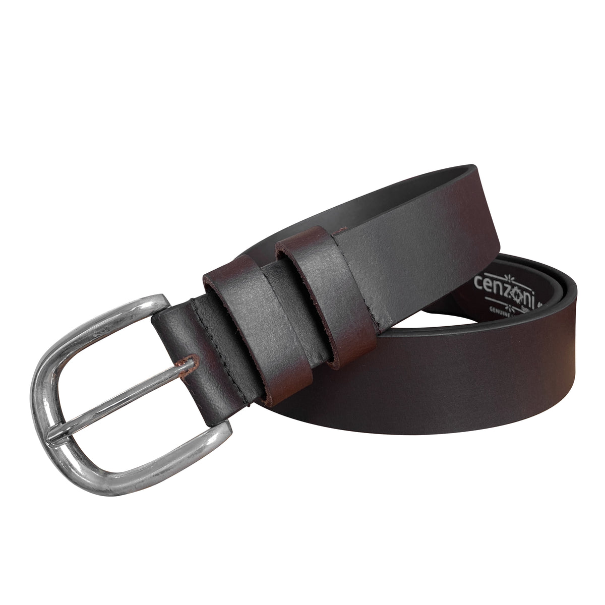 Classic Leather Belt Stitched Double Keeper 38mm - BOP1.75L(N)