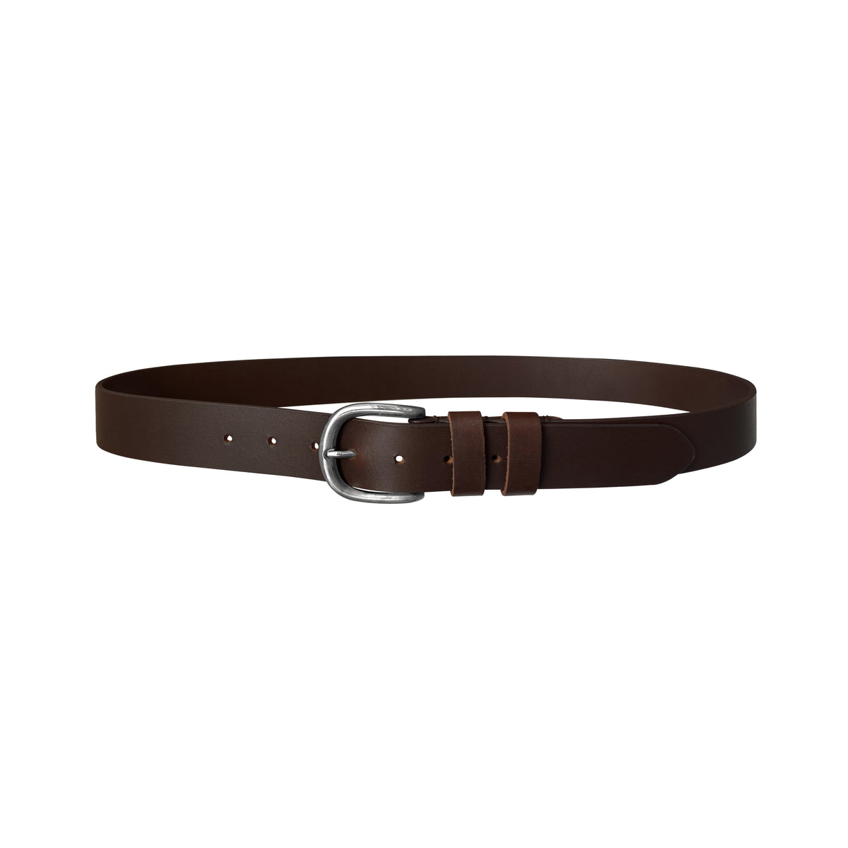 Classic Leather Belt Stitched Double Keeper 38mm - BOP1.75L(N)