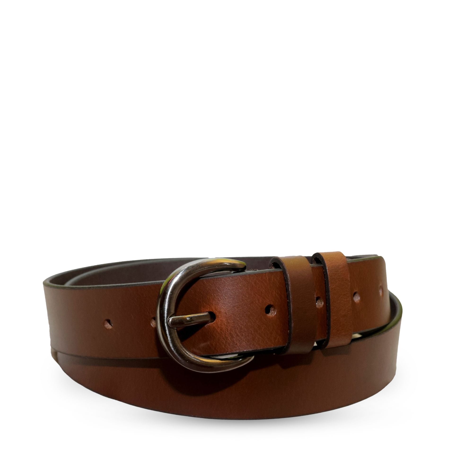 Tan Double Loop Belt. 38mm width