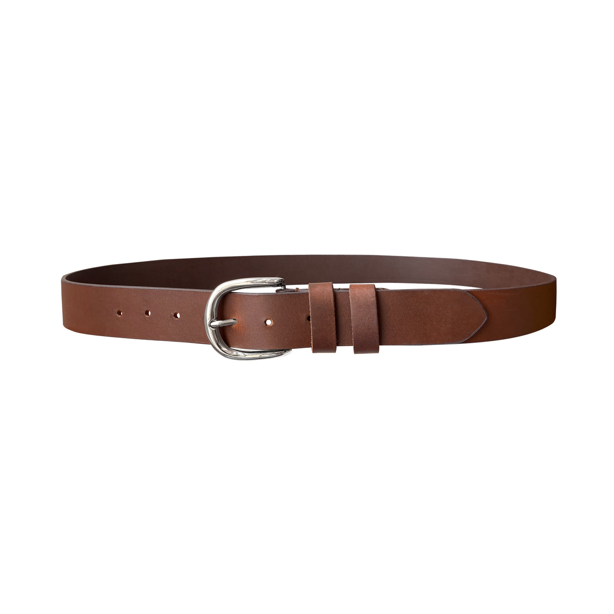 Classic Leather Belt Stitched Double Keeper 38mm - BOP1.75L(N)