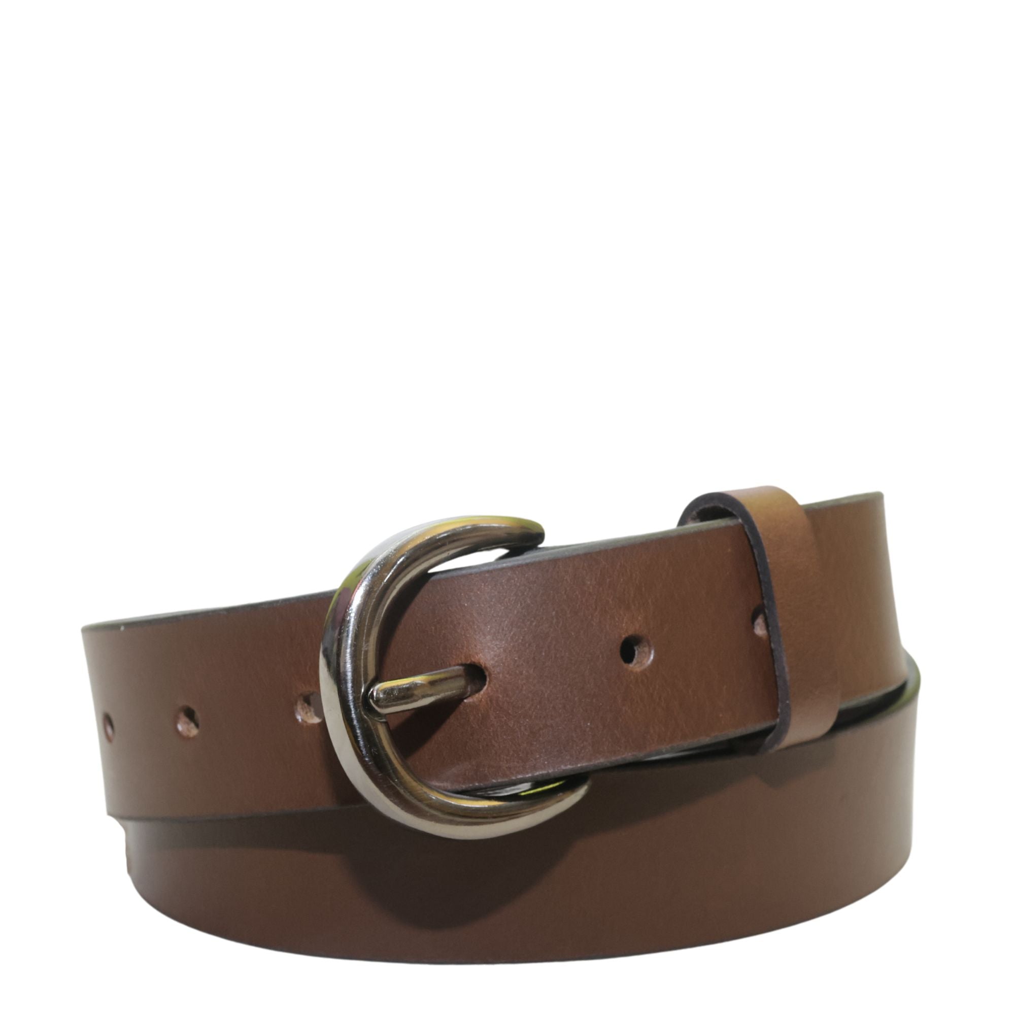 Tan Replaceable Buckle Leather Belt. 38mm width – BOP1.75R(N)