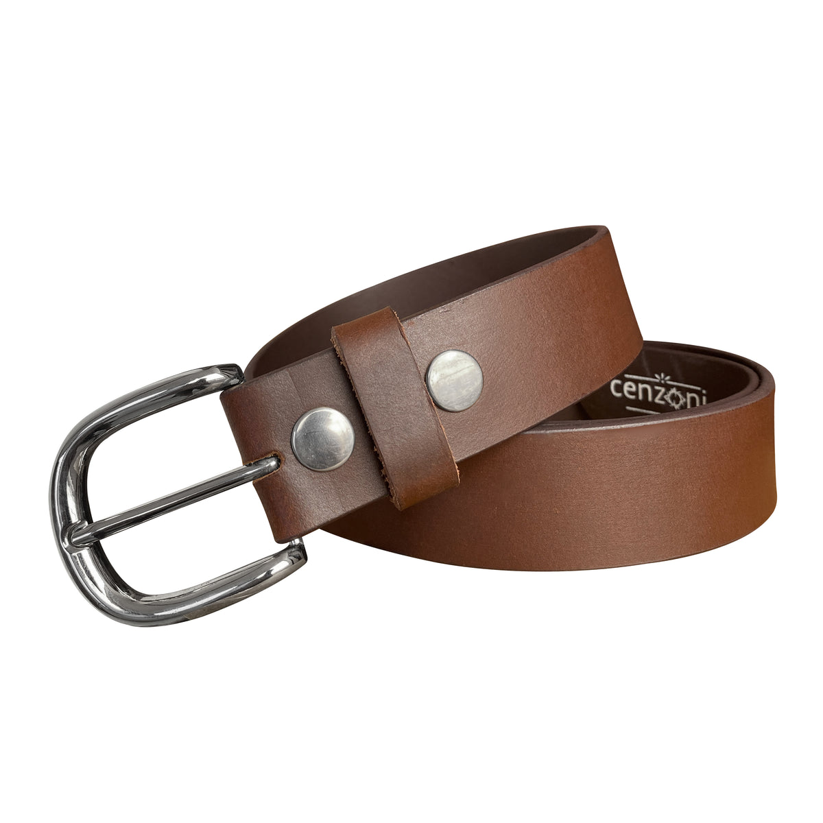 Men’s 38mm Leather Belt with Replaceable Buckle – BOP1.75R(N)