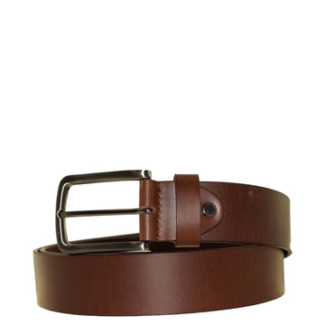 Tan Scew Leather Belt 1.75" wide