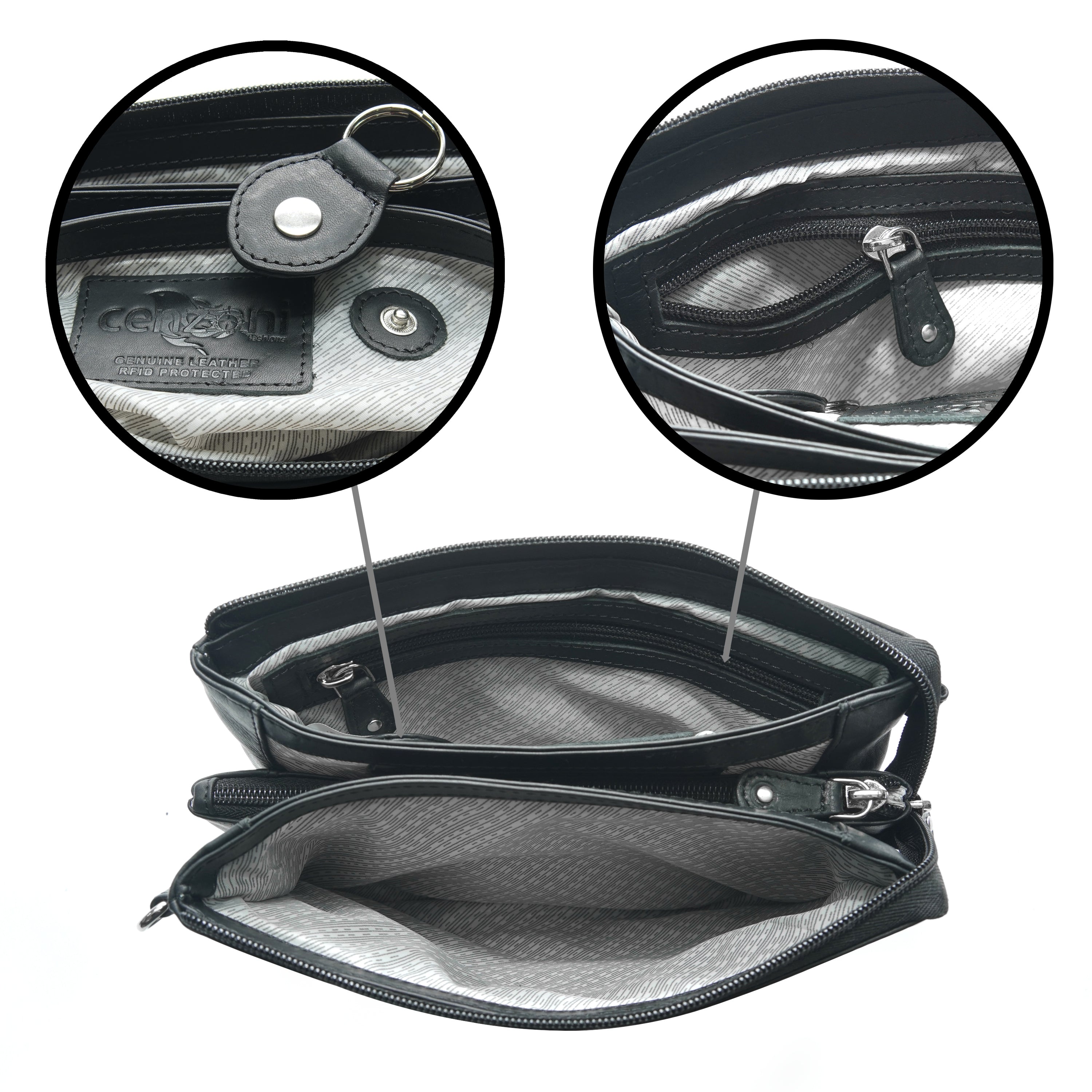 Cenzoni Fashions – Mandy Floral Small Crossbody – EOP821