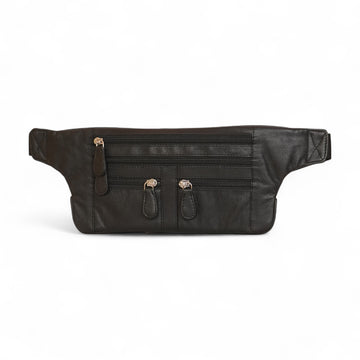 Seira Fashions – Leather Flat Waist Bag - GBB03A