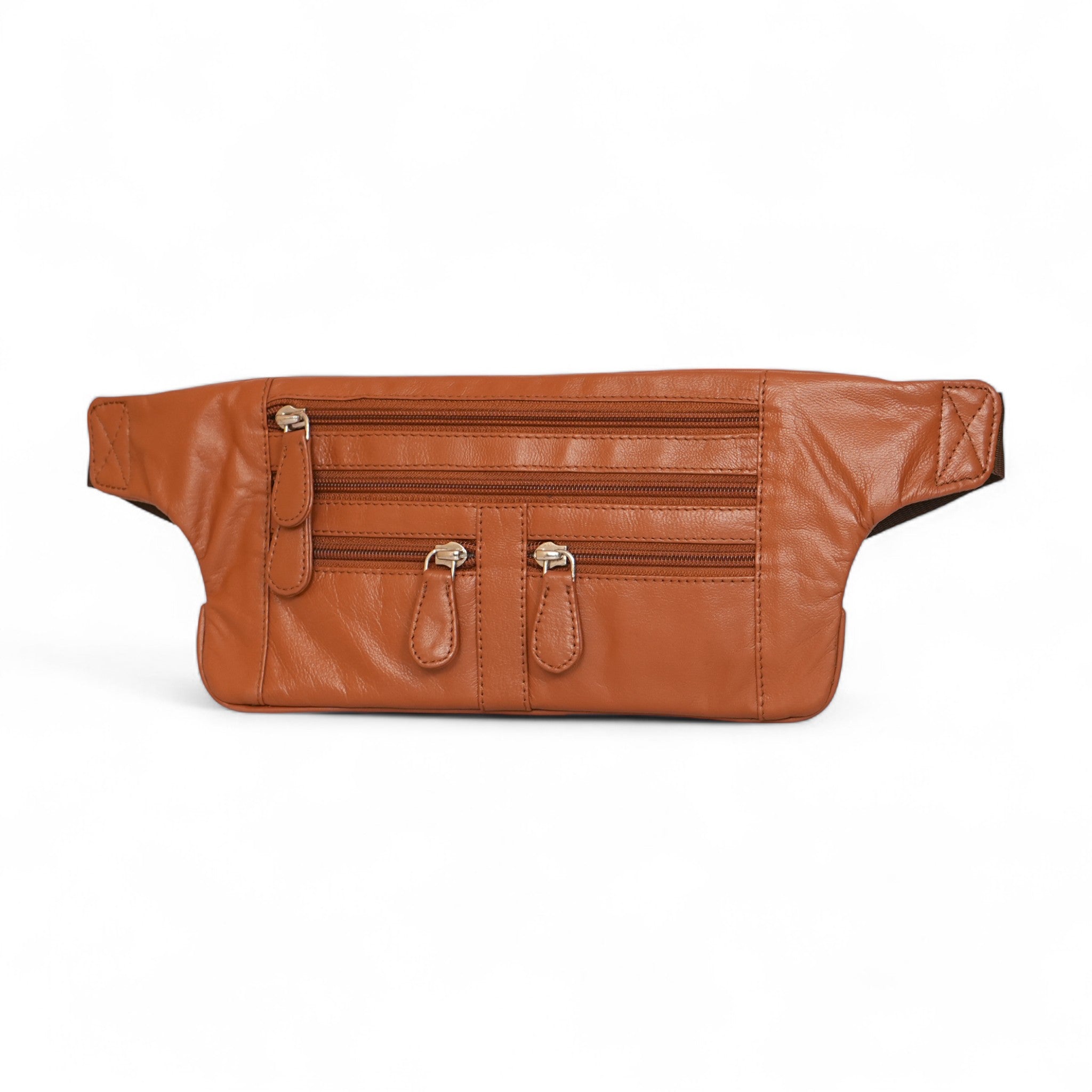 Seira Fashions – Leather Flat Waist Bag - GBB03A