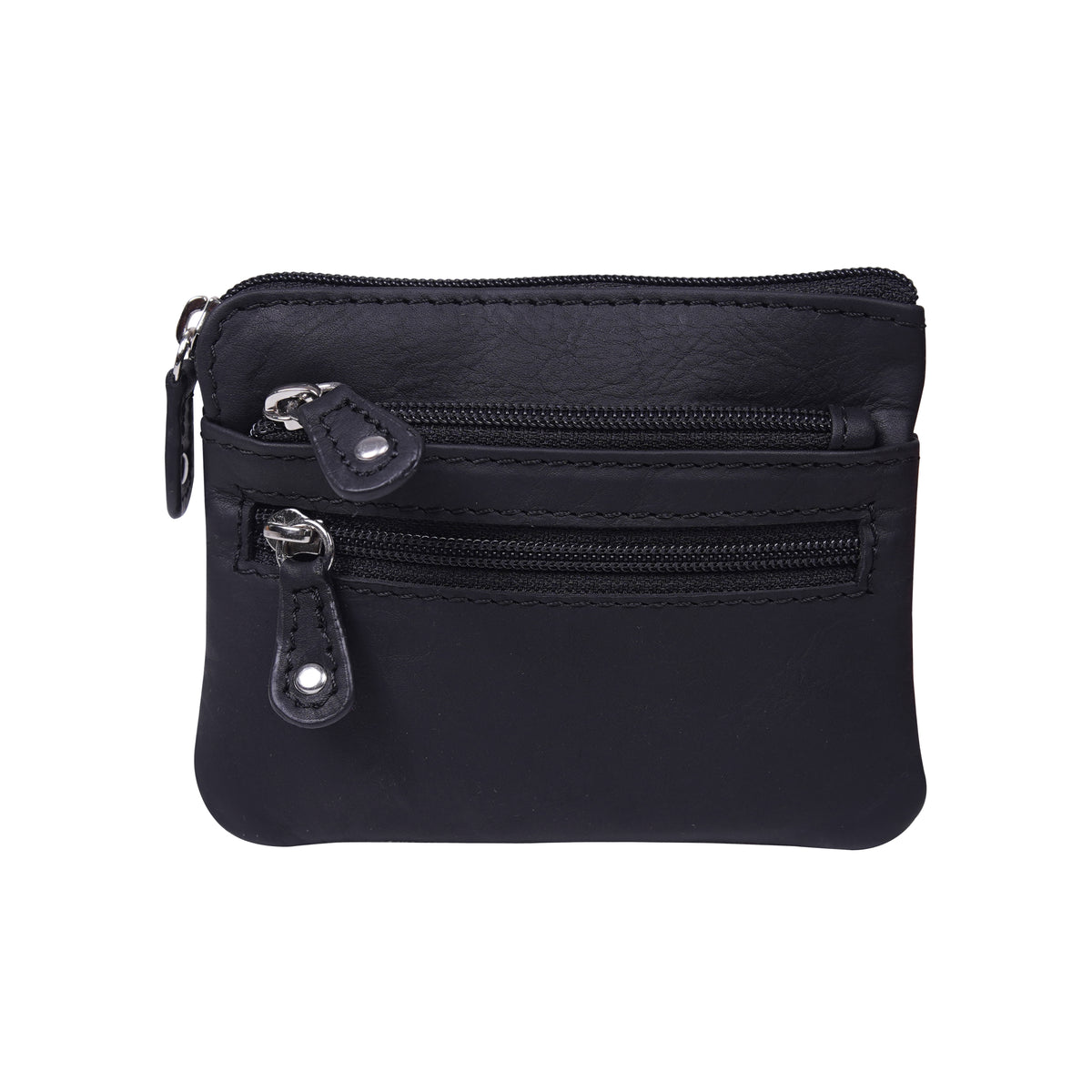 Cenzoni Fashions – Cowhide Zip Coin Purse with Key Rings – HCCP382