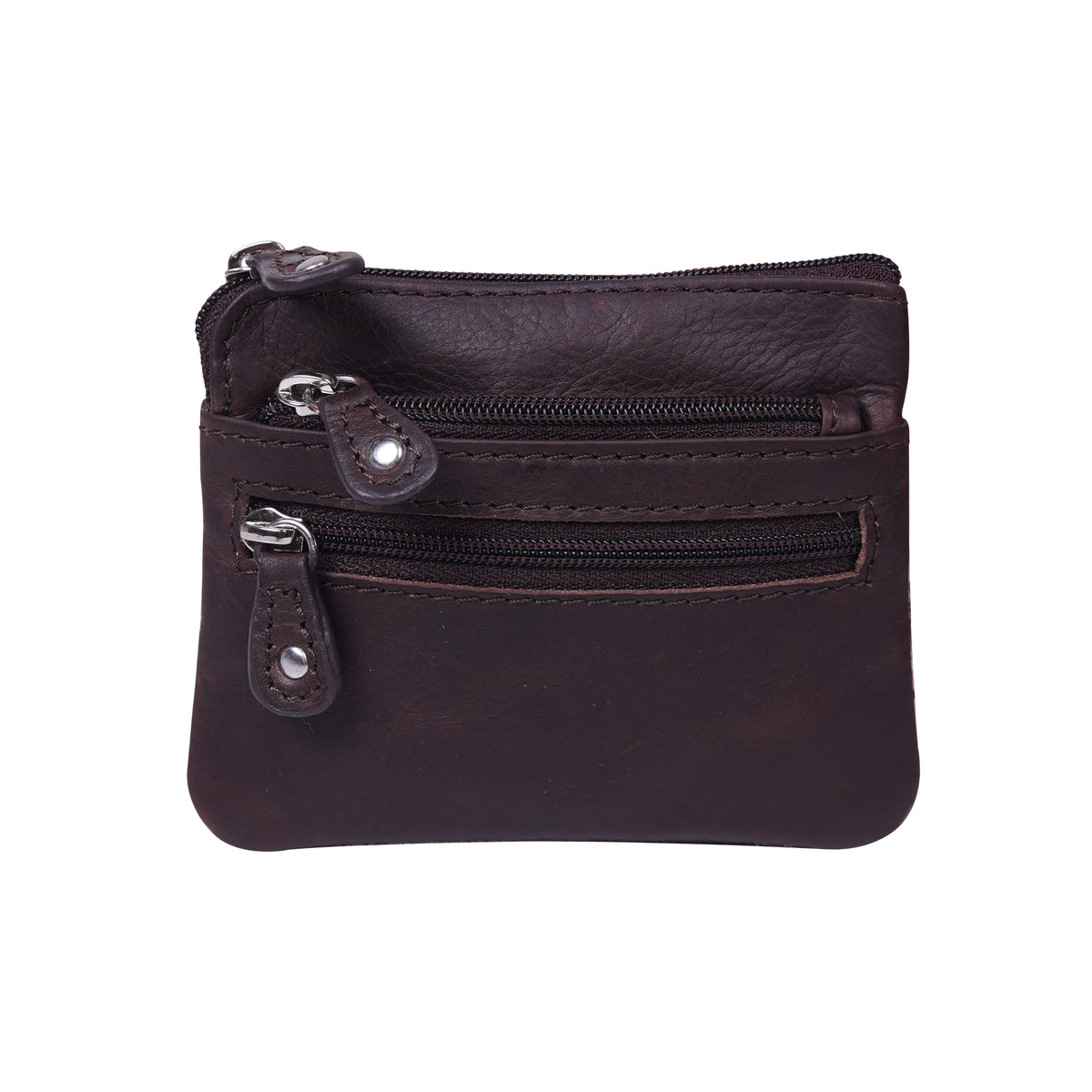 Cenzoni Fashions – Cowhide Zip Coin Purse with Key Rings – HCCP382