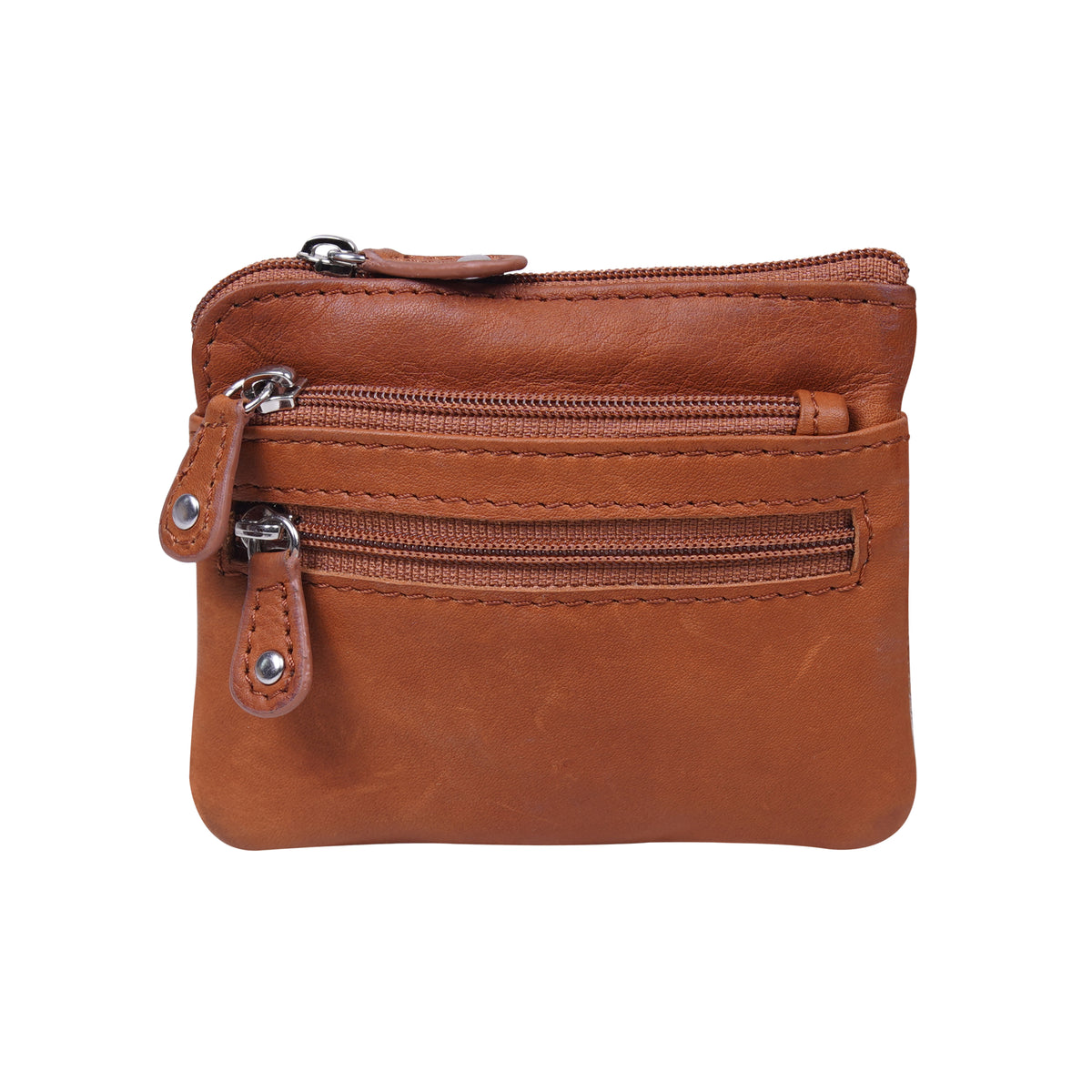 Cenzoni Fashions – Cowhide Zip Coin Purse with Key Rings – HCCP382