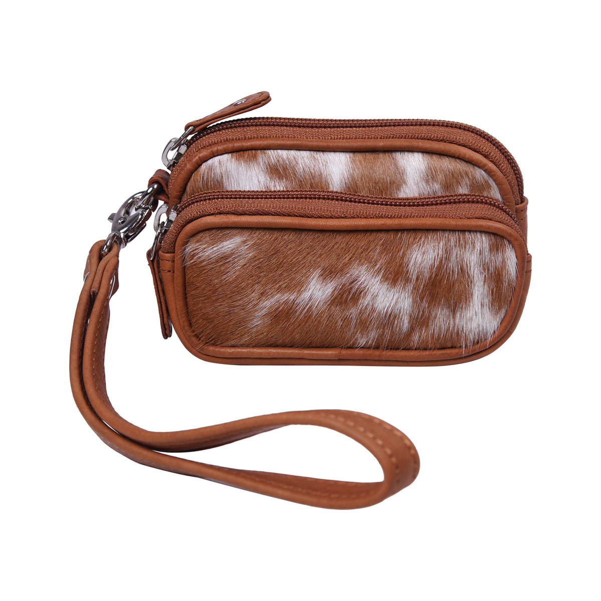 Cenzoni Fashions - Cowhide Zip Wristlet Pouch HCPR01