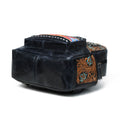 Black backpack bottom view