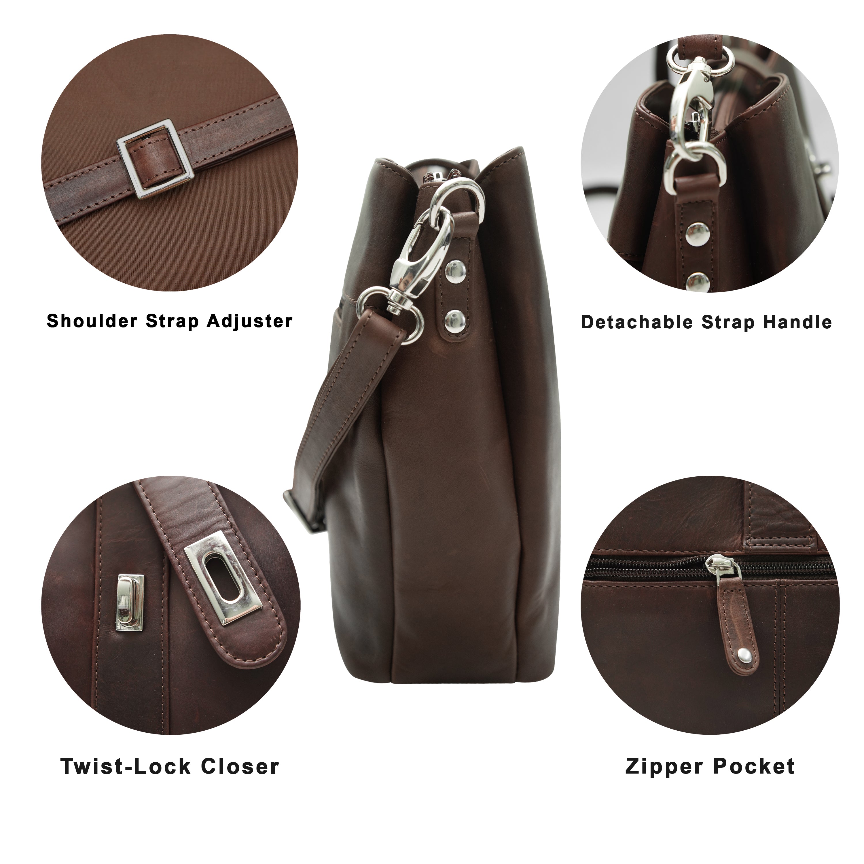 Arden Leather Crossbody Bag - OPLB45