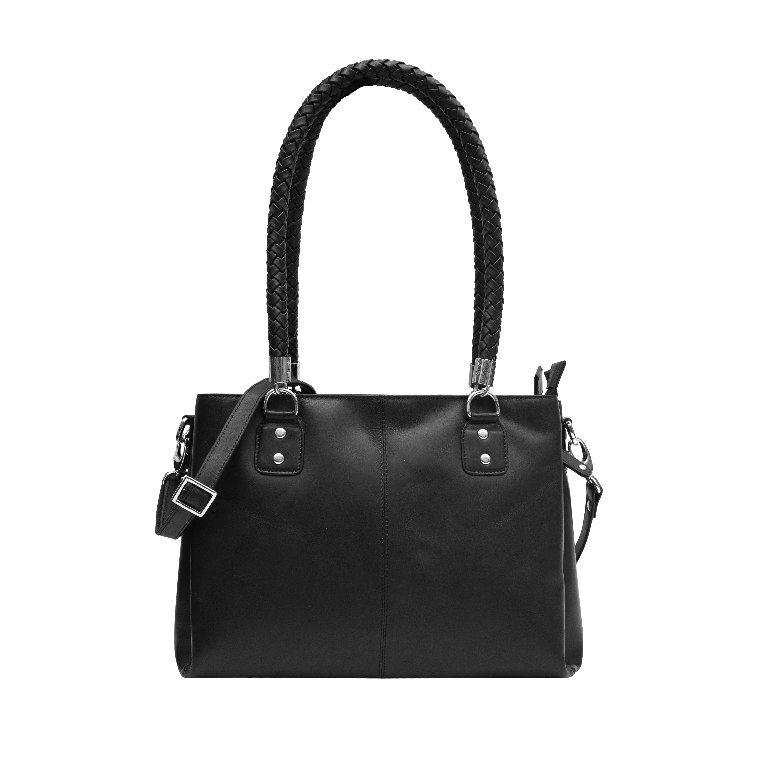 Black Cenzoni Shoulder Bag  front view