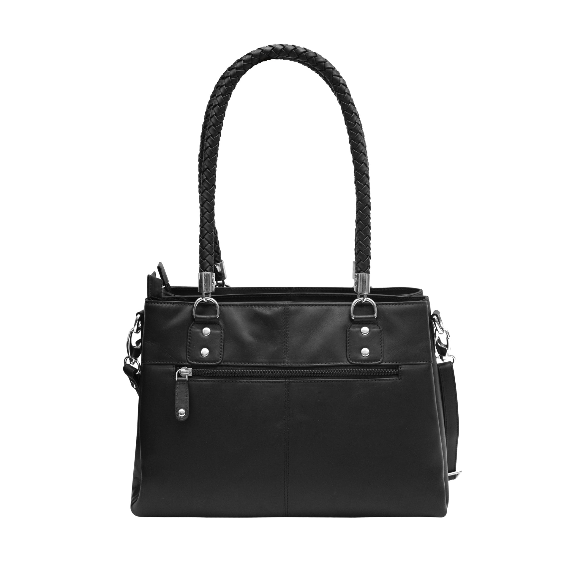 Black Cenzoni Shoulder Bag  back view