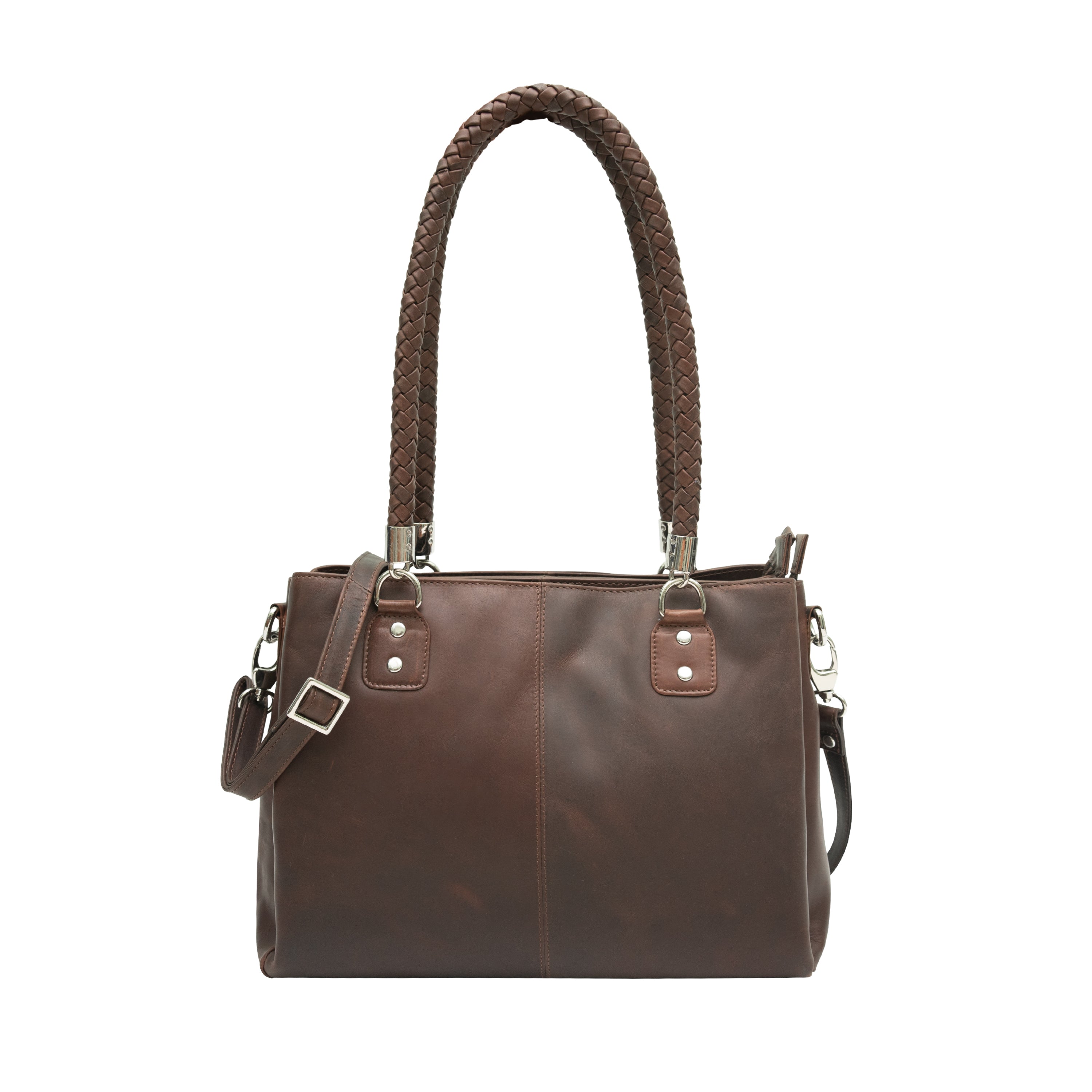 Brown Cenzoni Shoulder Bag  front view
