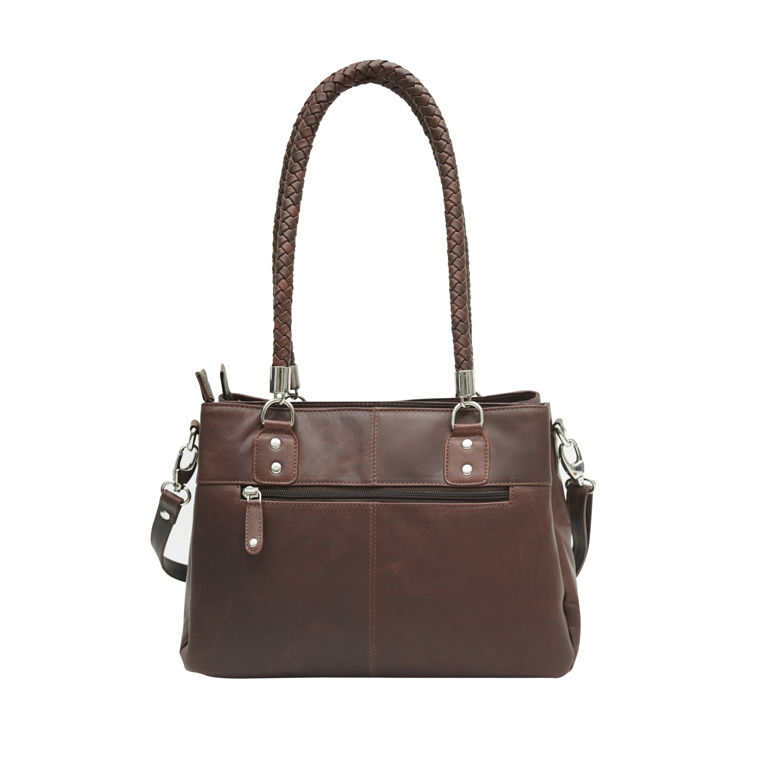 Brown Cenzoni Shoulder Bag back view