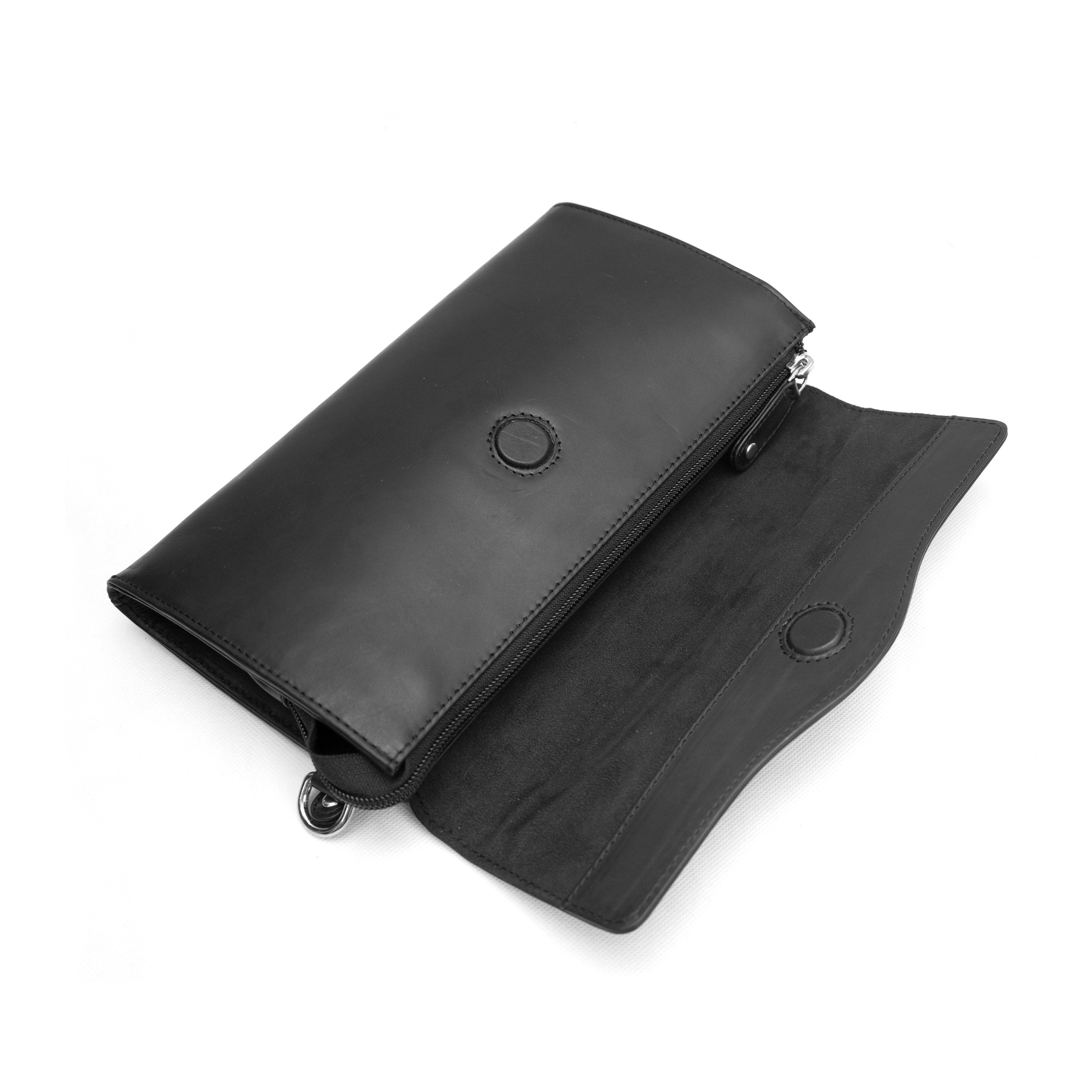 Aria Leather Crossbody Clutch - OPL04