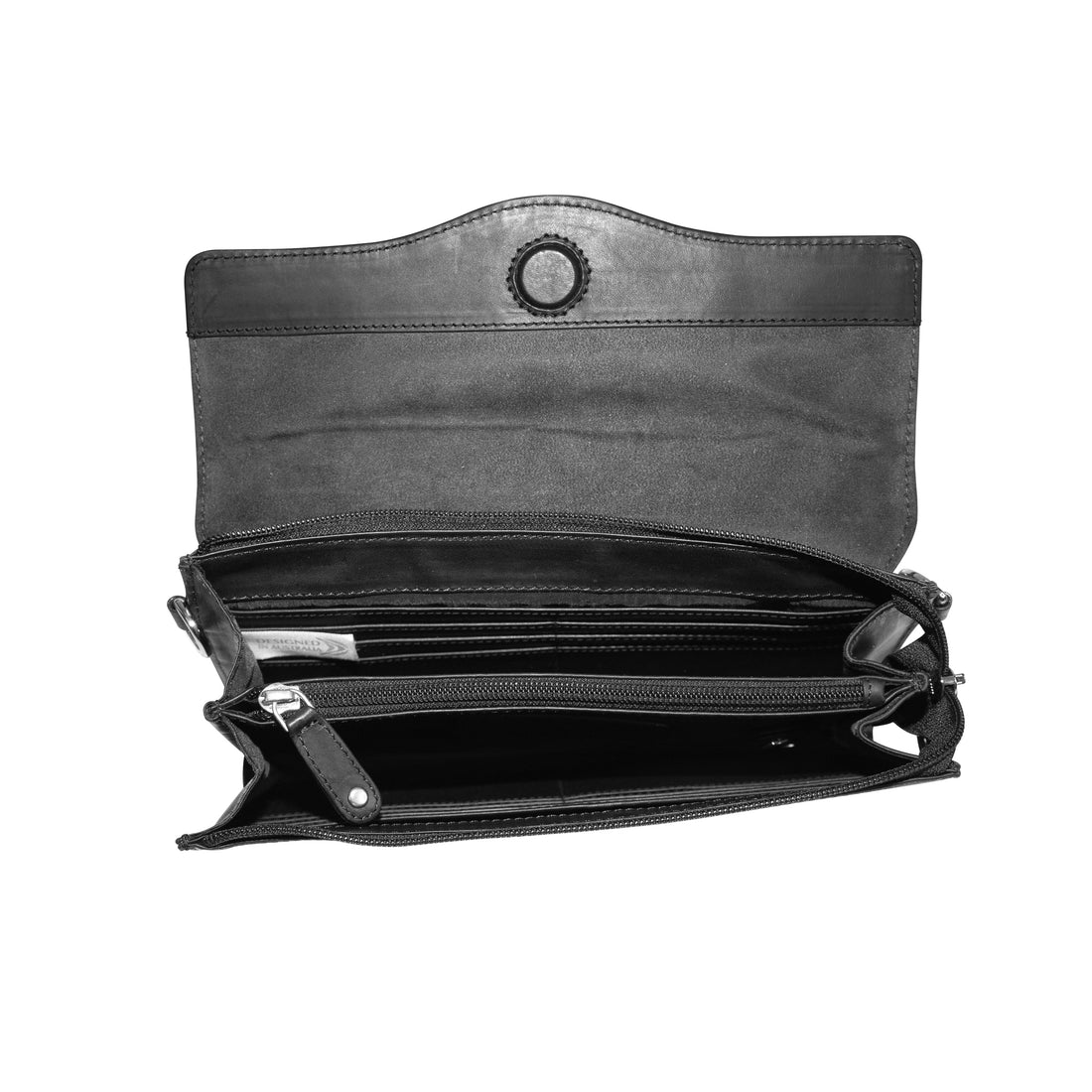 Aria Leather Crossbody Clutch - OPL04