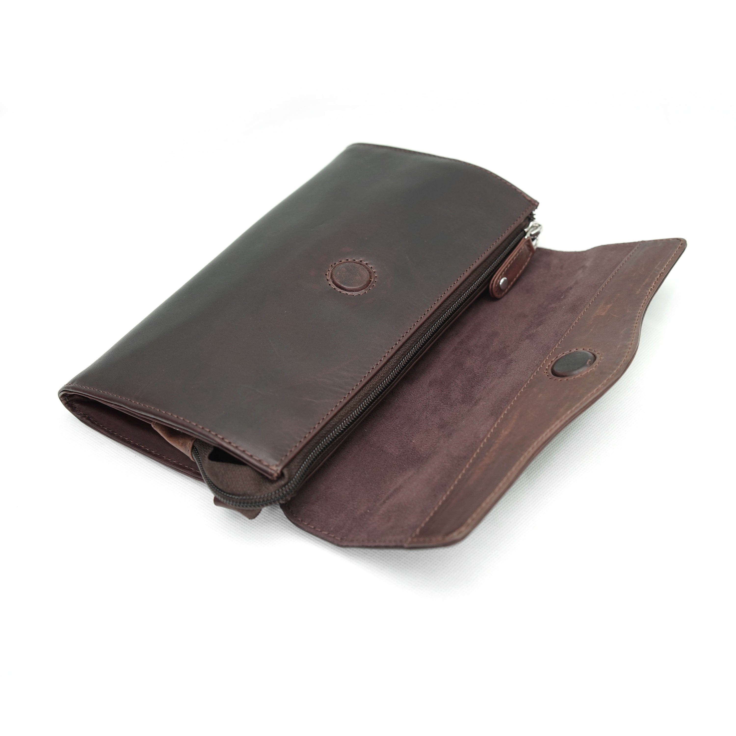 Aria Leather Crossbody Clutch - OPL04