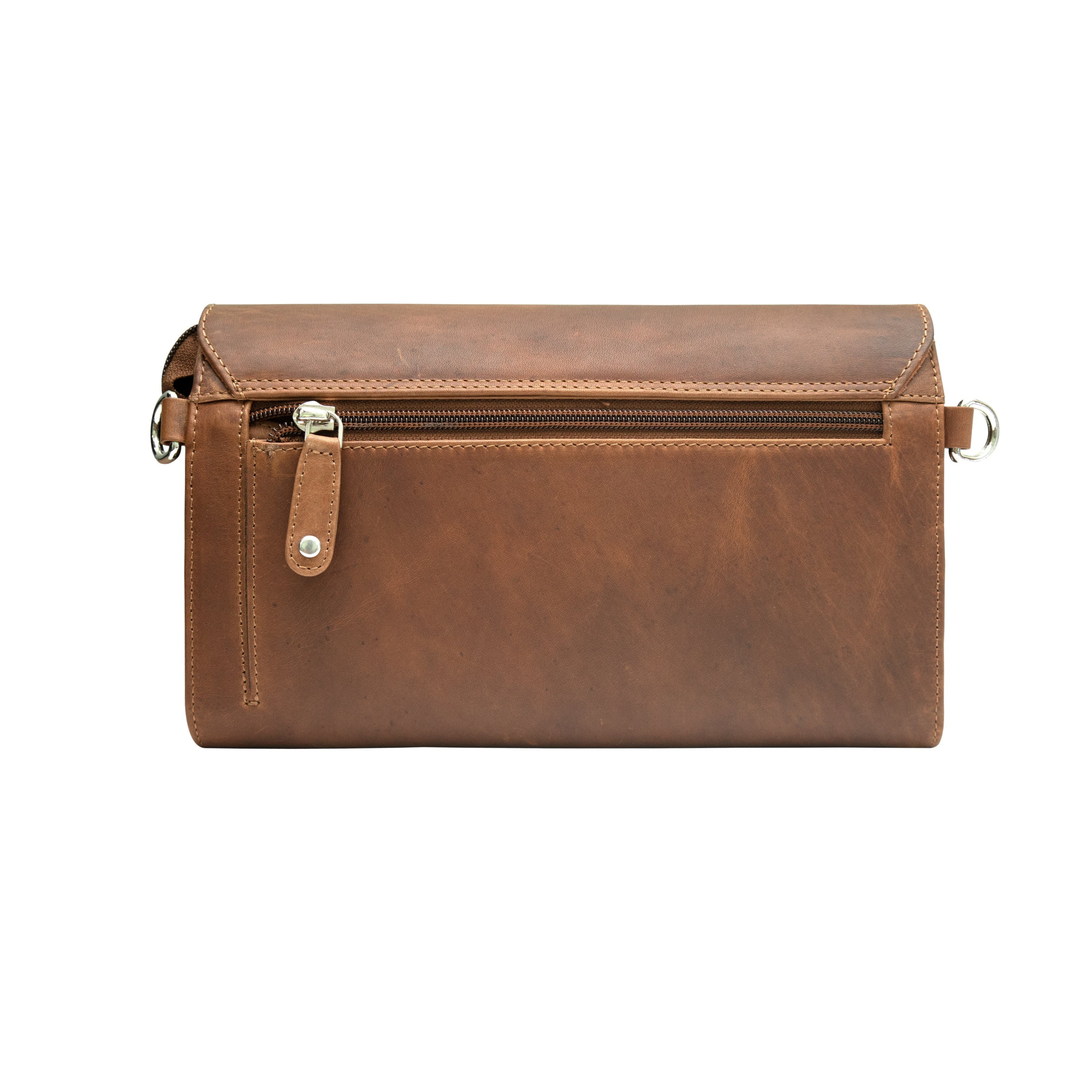 Aria Leather Crossbody Clutch - OPL04