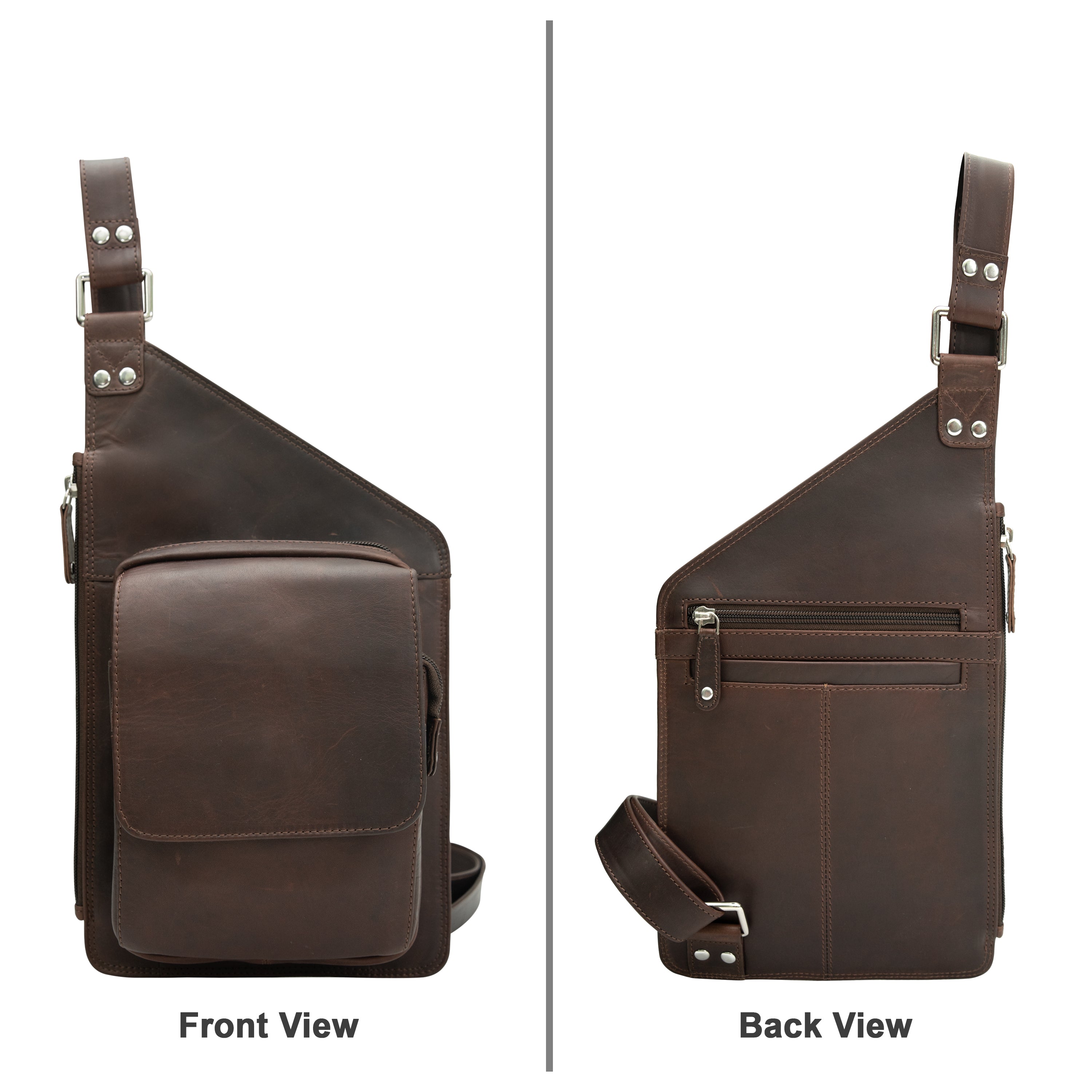 Cenzoni Fashions – Leather Sling Bag – OPL15