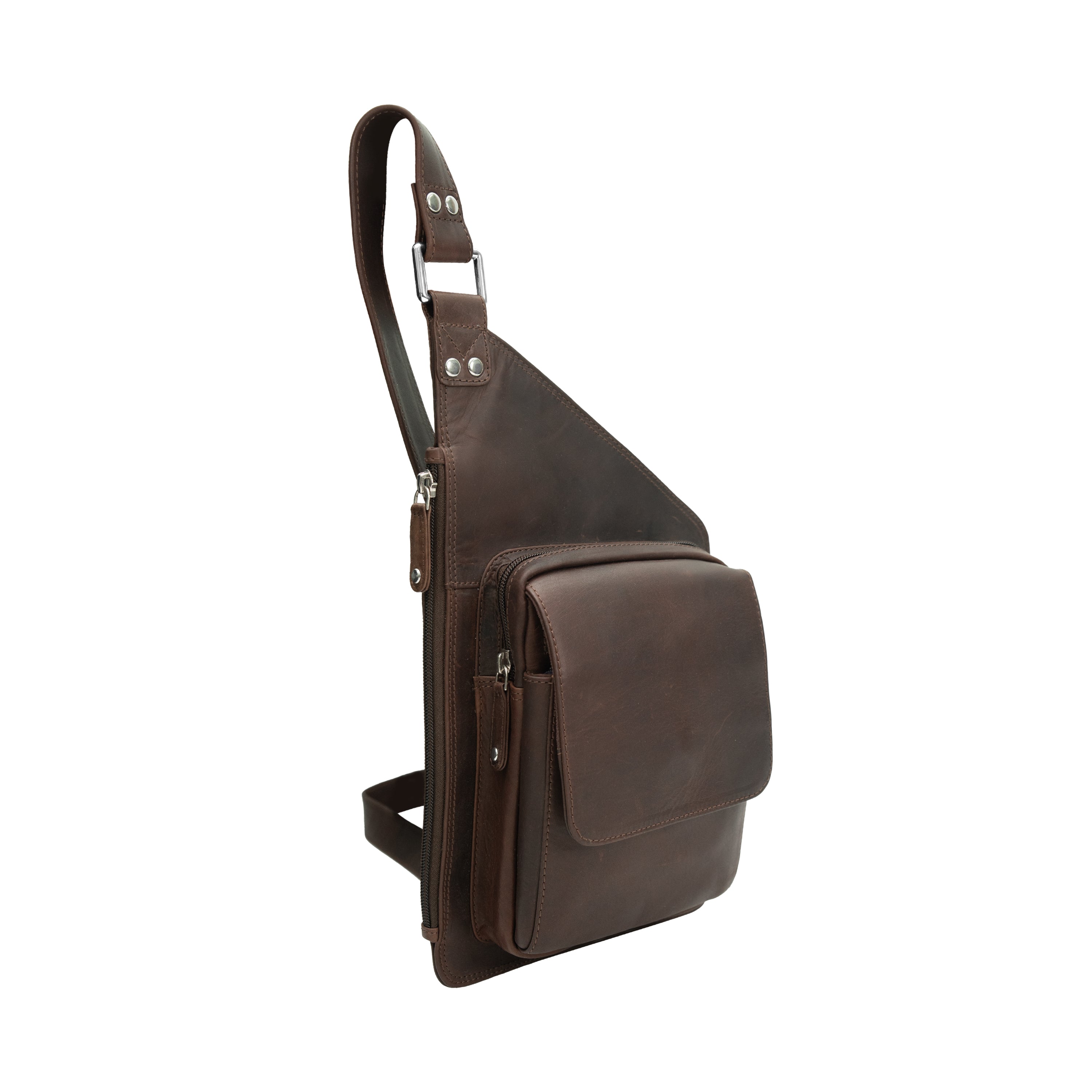 Cenzoni Fashions – Leather Sling Bag – OPL15
