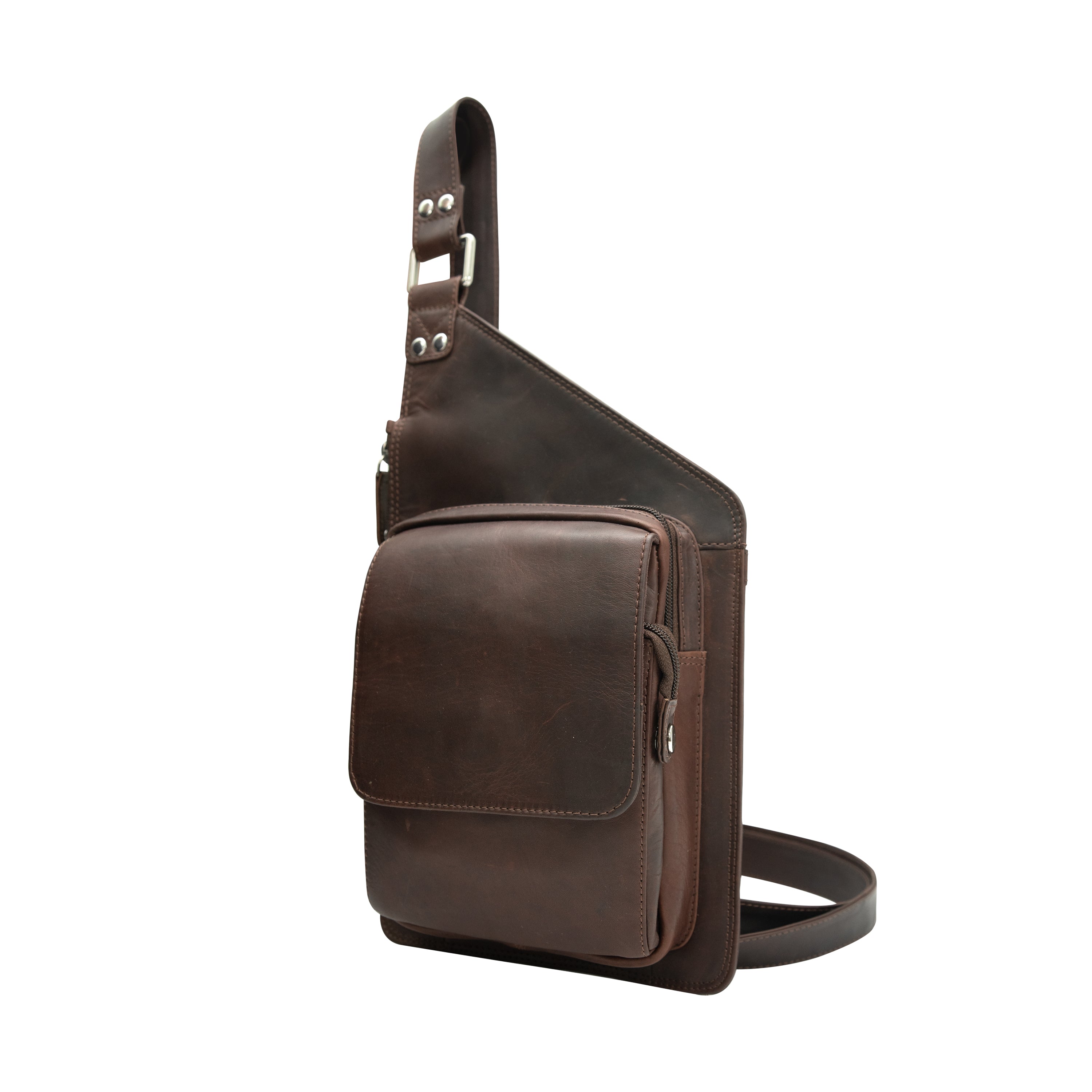 Cenzoni Fashions – Leather Sling Bag – OPL15