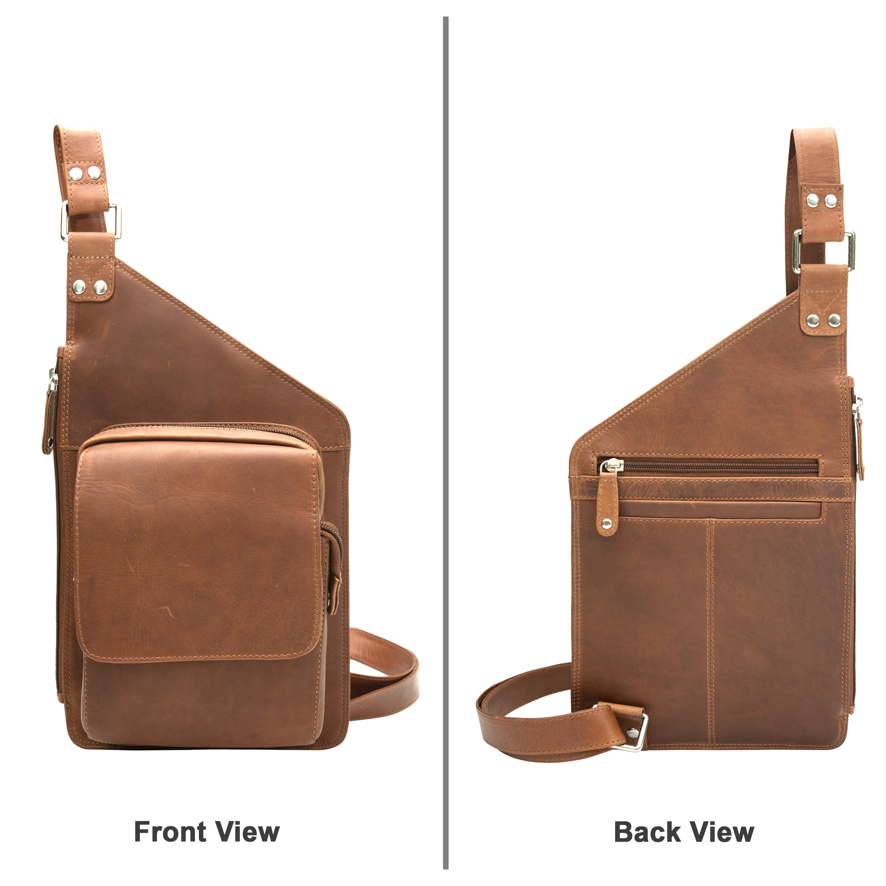 Cenzoni Fashions – Leather Sling Bag – OPL15