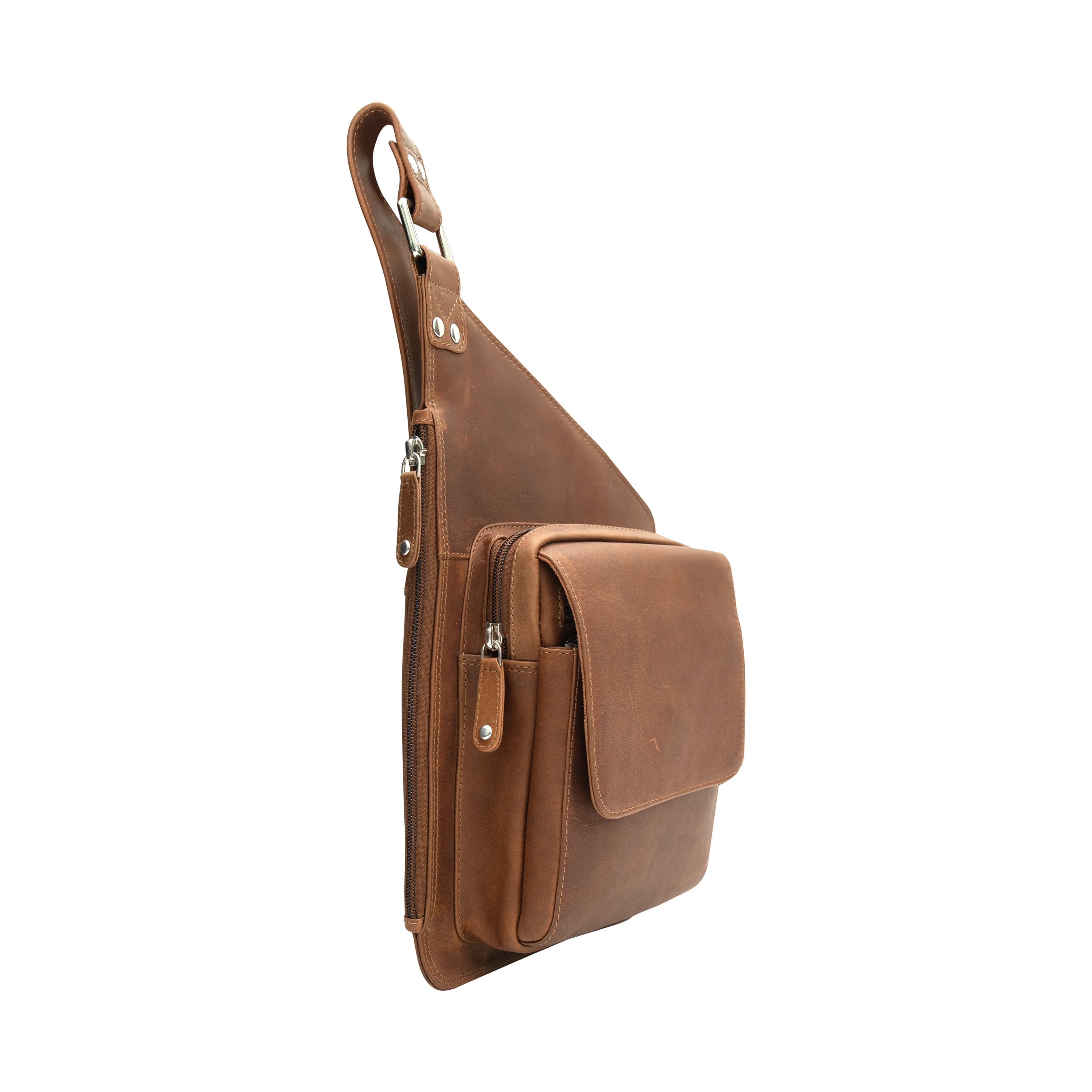 Cenzoni Fashions – Leather Sling Bag – OPL15