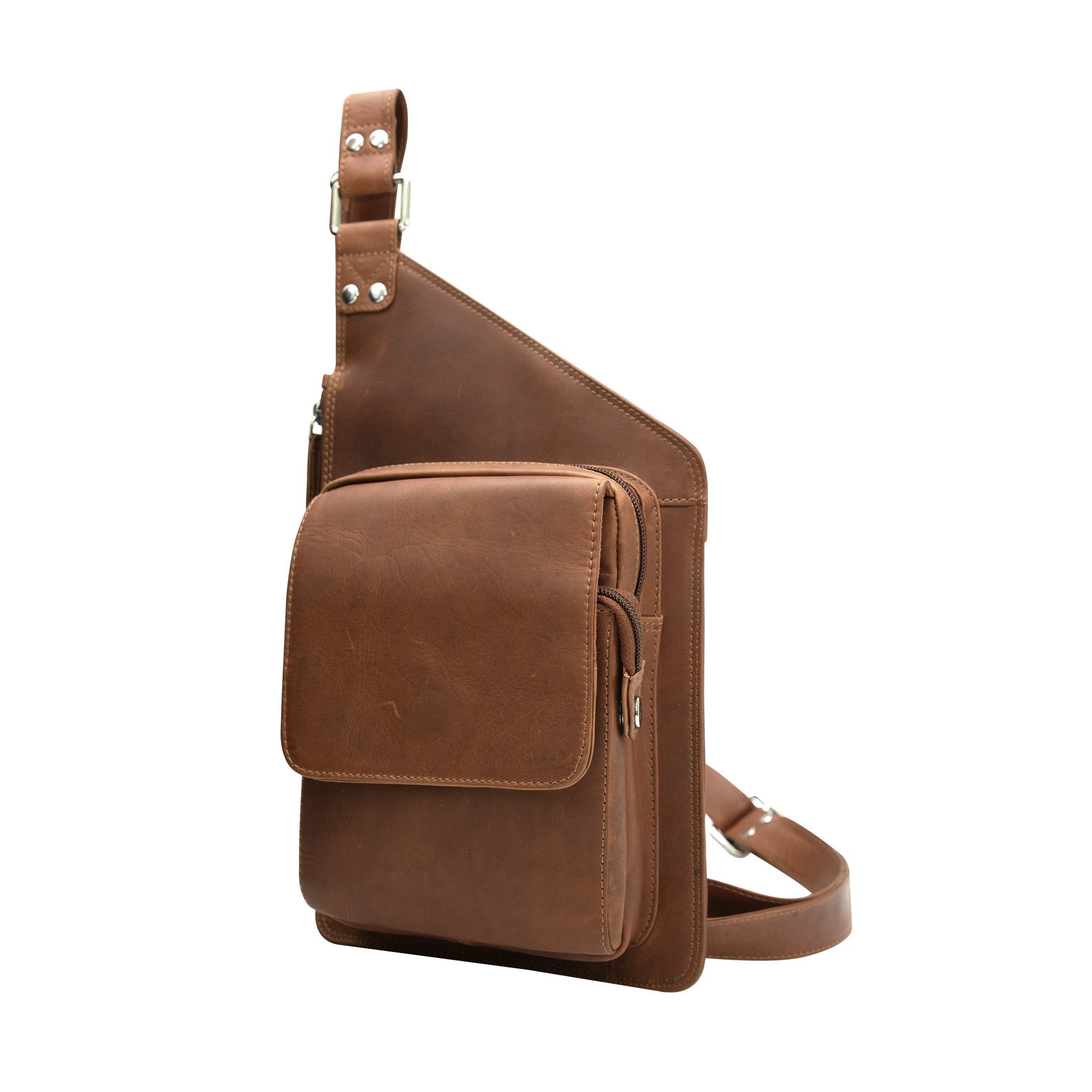 Cenzoni Fashions – Leather Sling Bag – OPL15