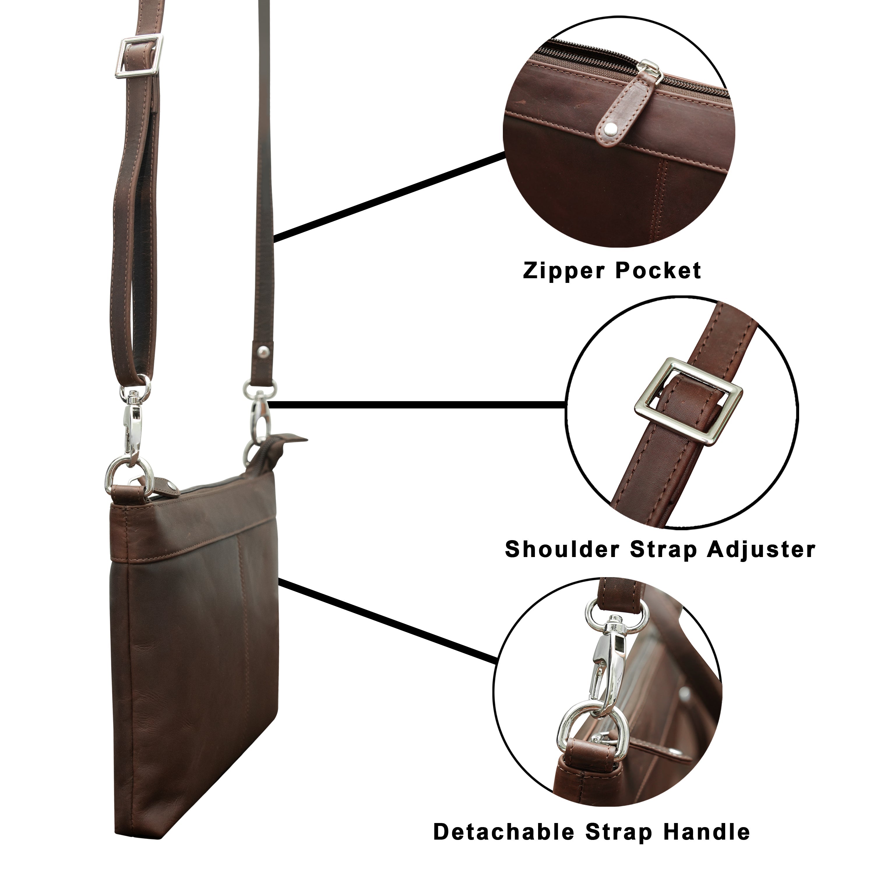 Lana Leather Medium Crossbody Bag - OPL1WB