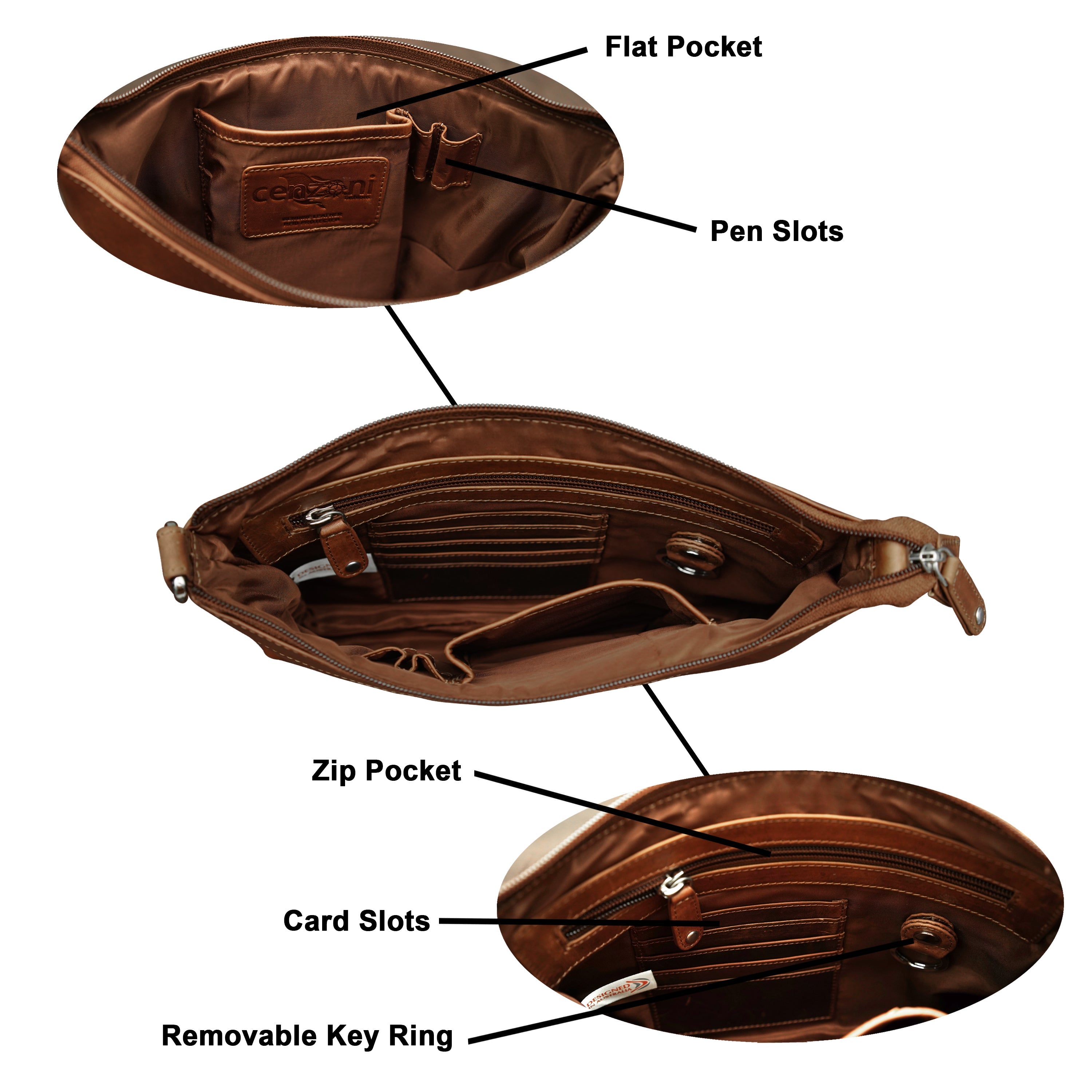 Lana Leather Medium Crossbody Bag - OPL1WB