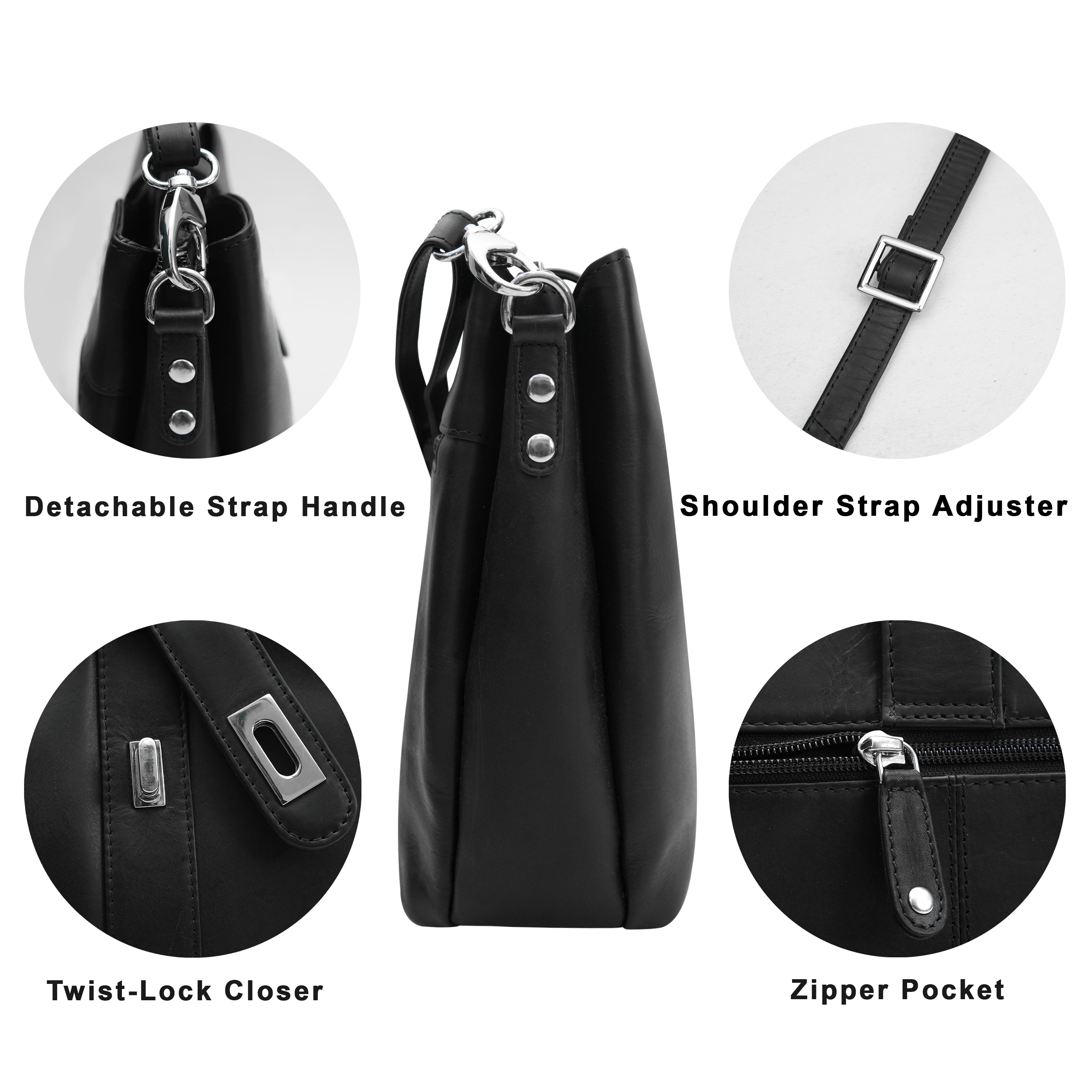 Arden Leather Crossbody Bag - OPLB45